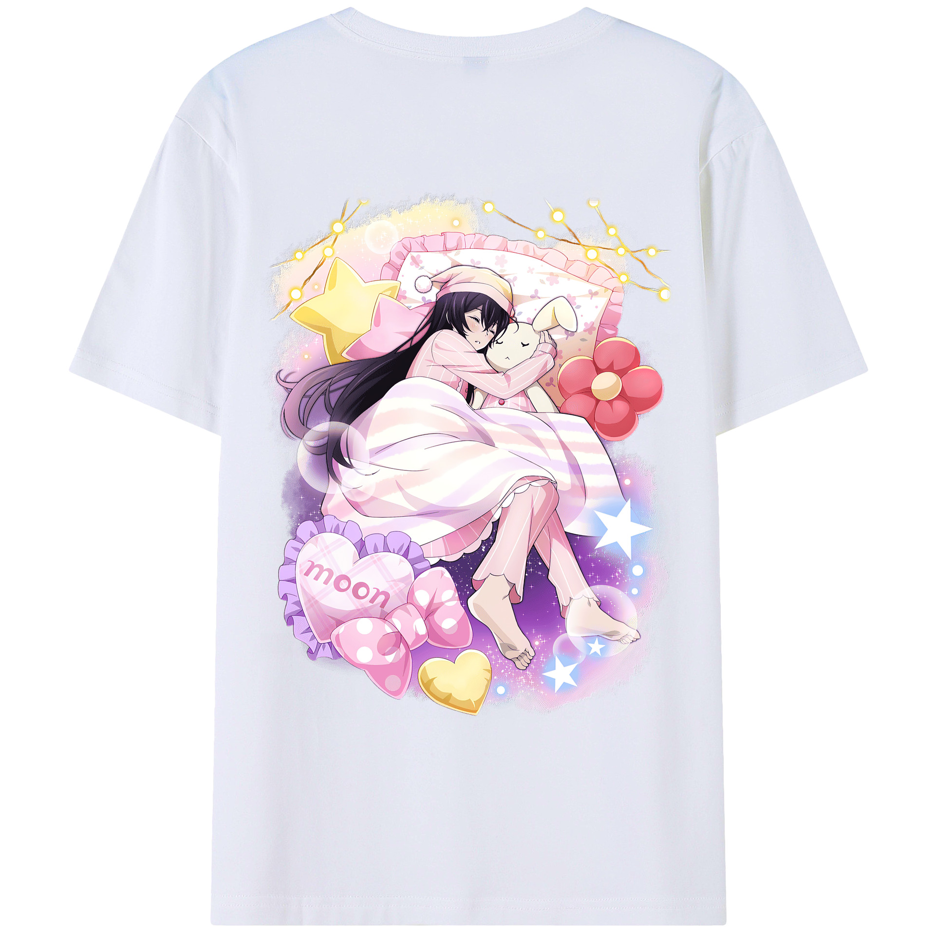 （画像用） 文豪ストレイドッグス Bungo Stray Dogs 綿100％ メンズ半袖Tシャツ（バックプリント） 通気性
