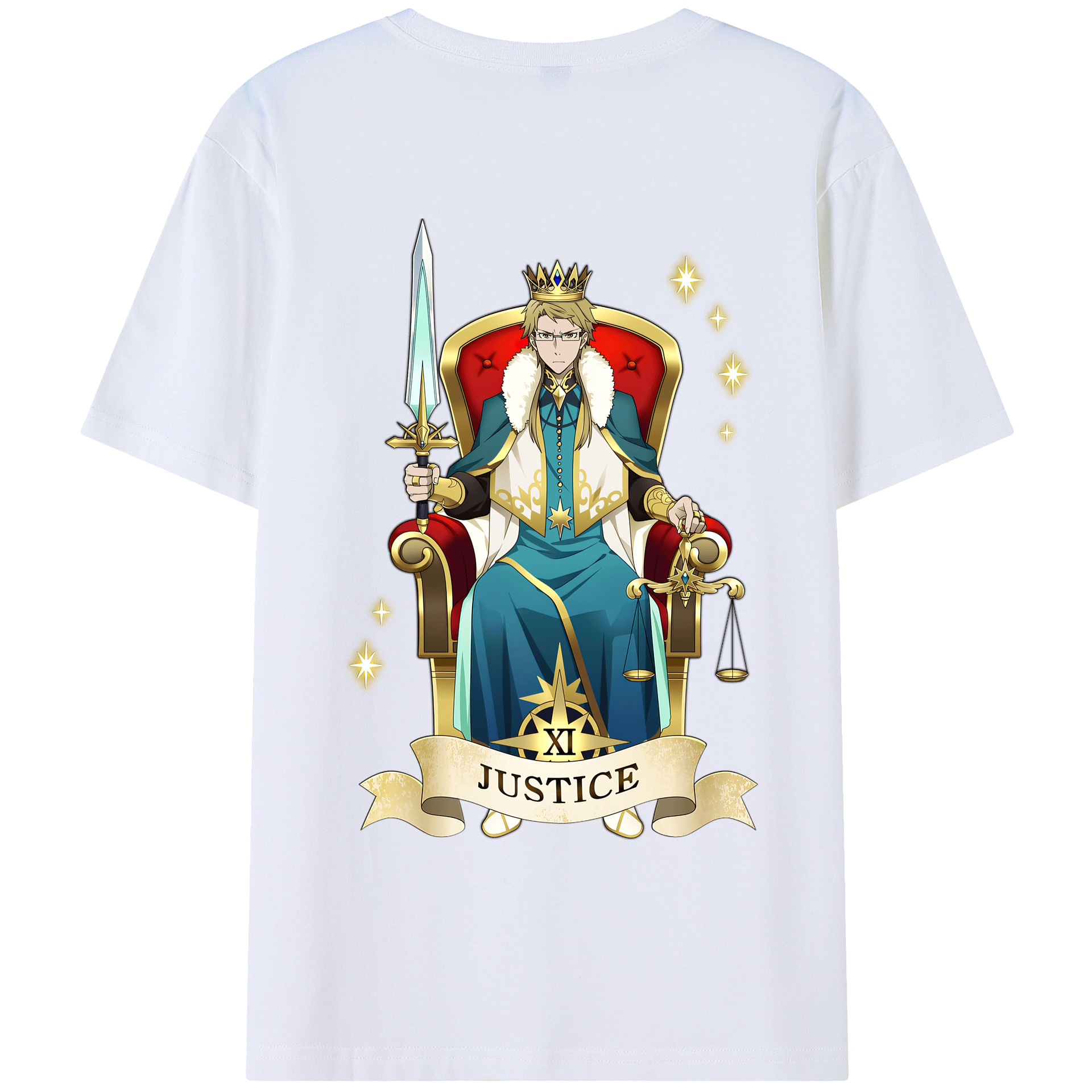 （画像用） 文豪ストレイドッグス Bungo Stray Dogs 綿100％ メンズ半袖Tシャツ（バックプリント） 通気性