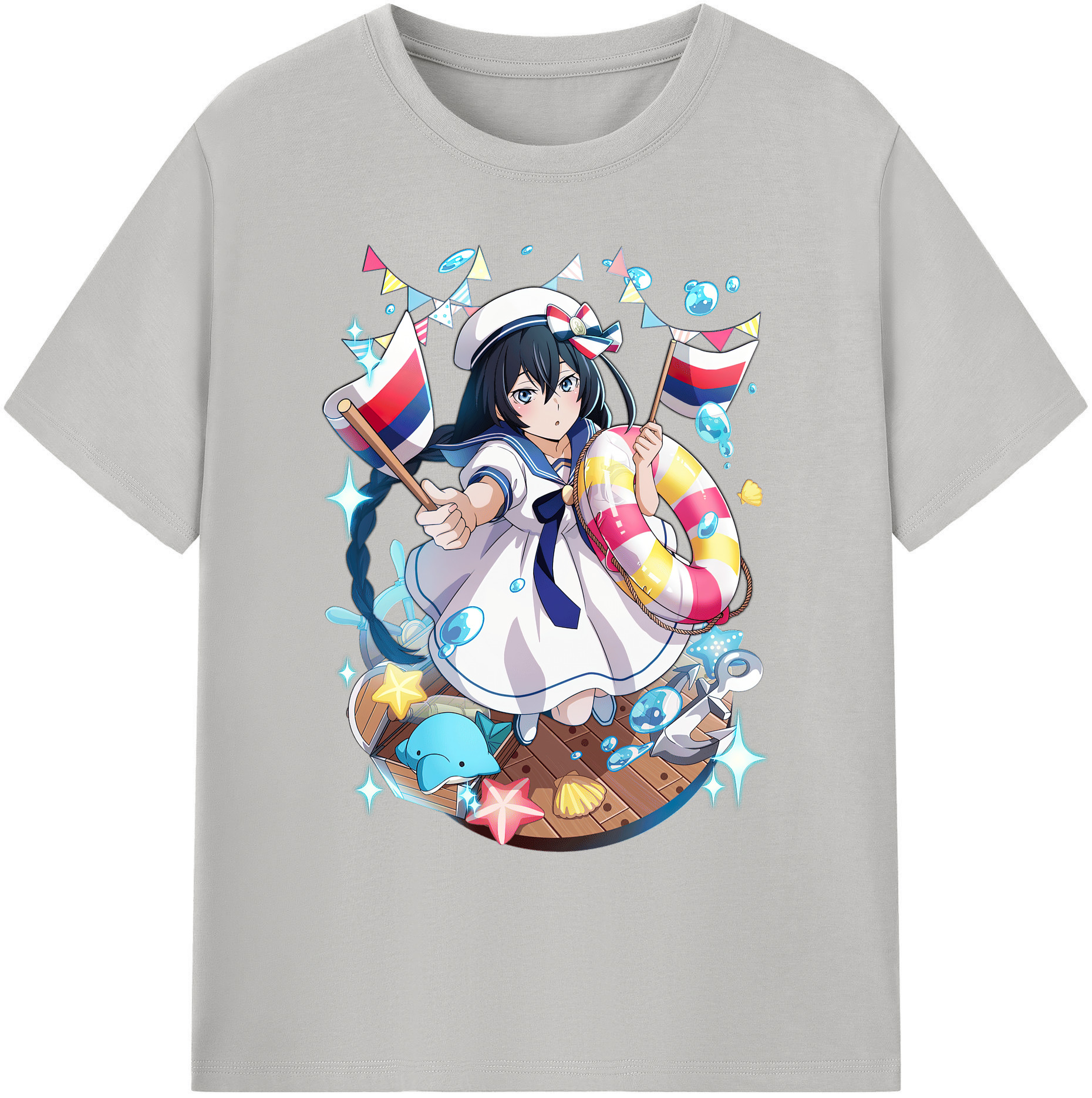 （画像用） 文豪ストレイドッグス Bungo Stray Dogs 綿100％ メンズ半袖Tシャツ｜肌触りやわらか＆通気性