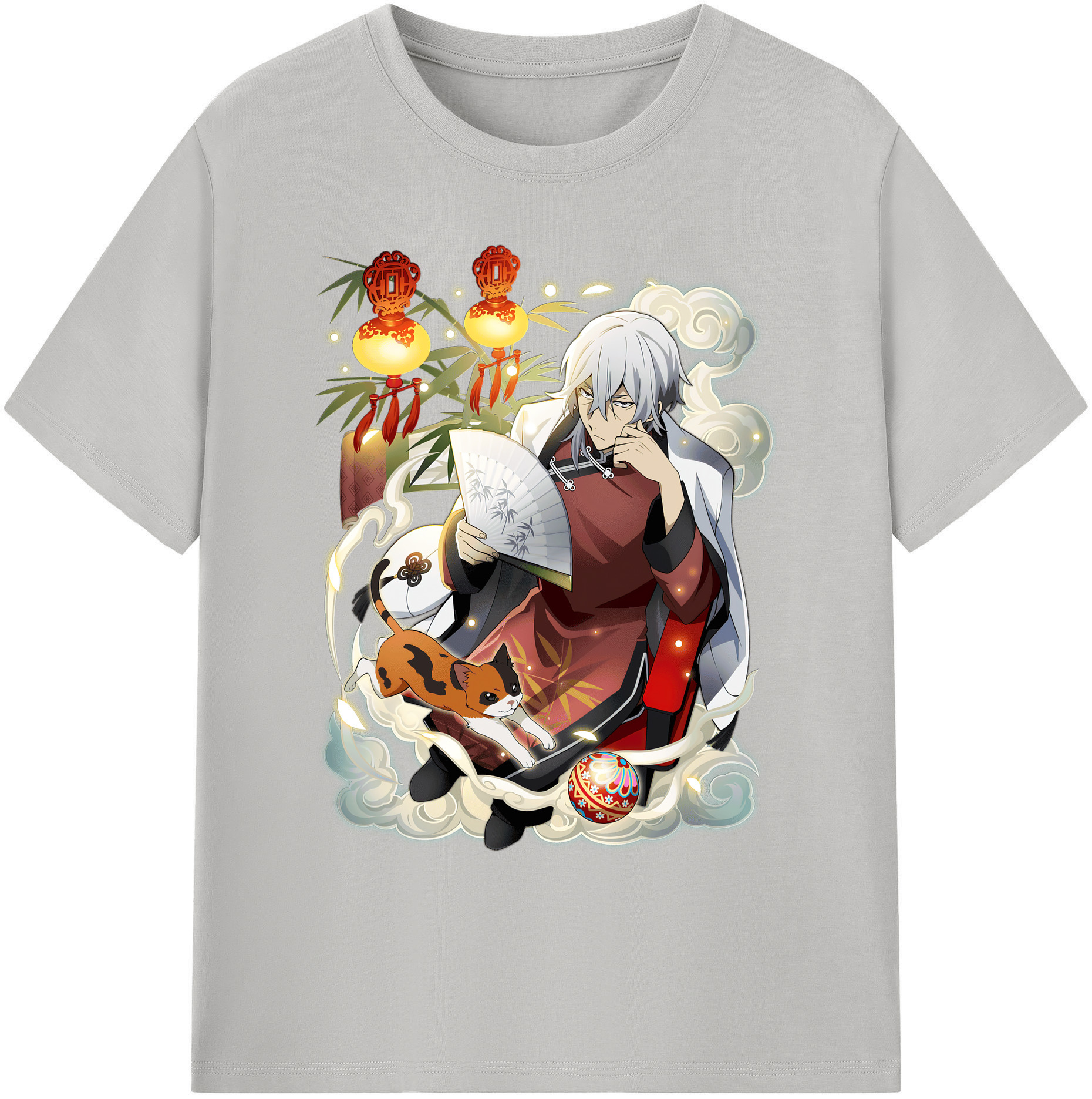 （画像用） 文豪ストレイドッグス Bungo Stray Dogs 綿100％ メンズ半袖Tシャツ｜肌触りやわらか＆通気性