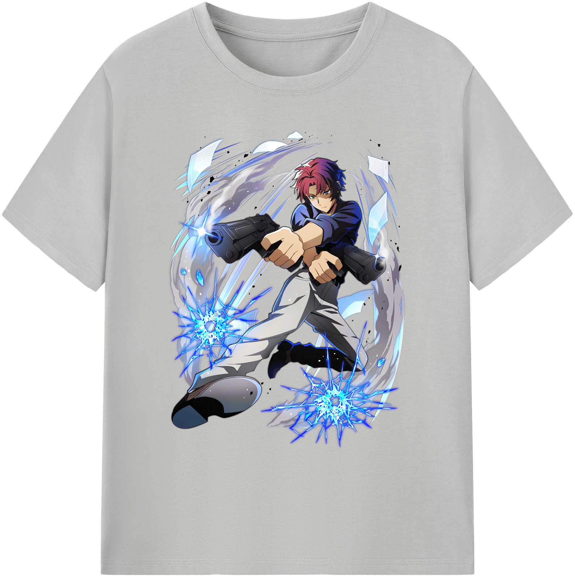（画像用） 文豪ストレイドッグス Bungo Stray Dogs 綿100％ メンズ半袖Tシャツ｜肌触りやわらか＆通気性