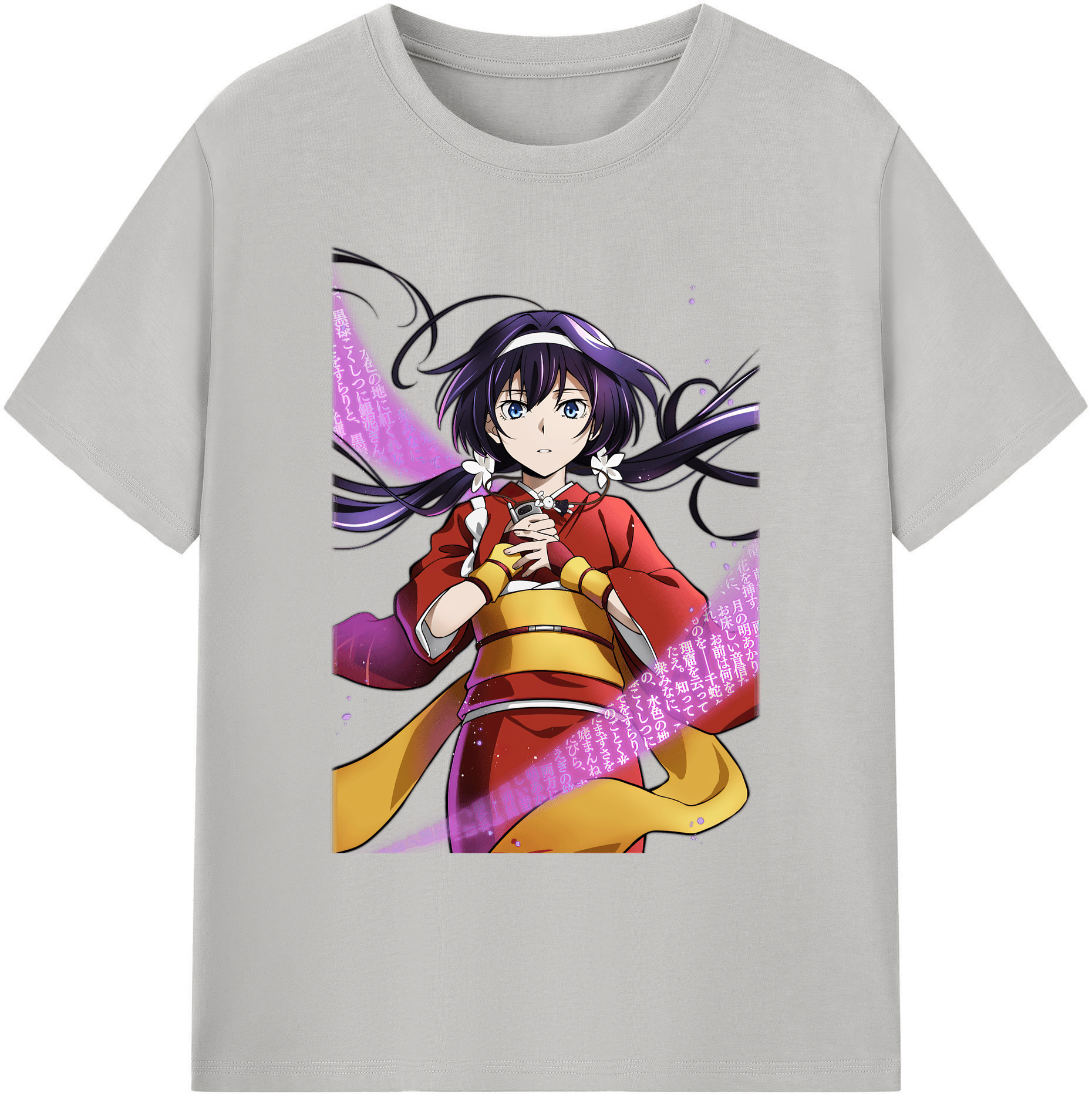 （画像用） 文豪ストレイドッグス Bungo Stray Dogs 綿100％ メンズ半袖Tシャツ｜肌触りやわらか＆通気性