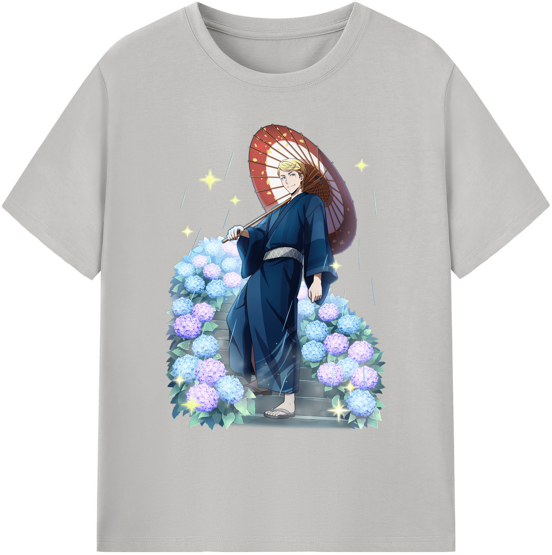 （画像用） 文豪ストレイドッグス Bungo Stray Dogs 綿100％ メンズ半袖Tシャツ｜肌触りやわらか＆通気性