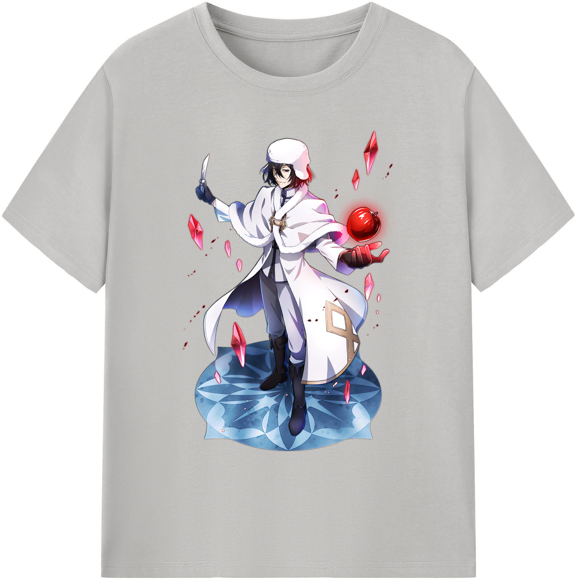 （画像用） 文豪ストレイドッグス Bungo Stray Dogs 綿100％ メンズ半袖Tシャツ｜肌触りやわらか＆通気性