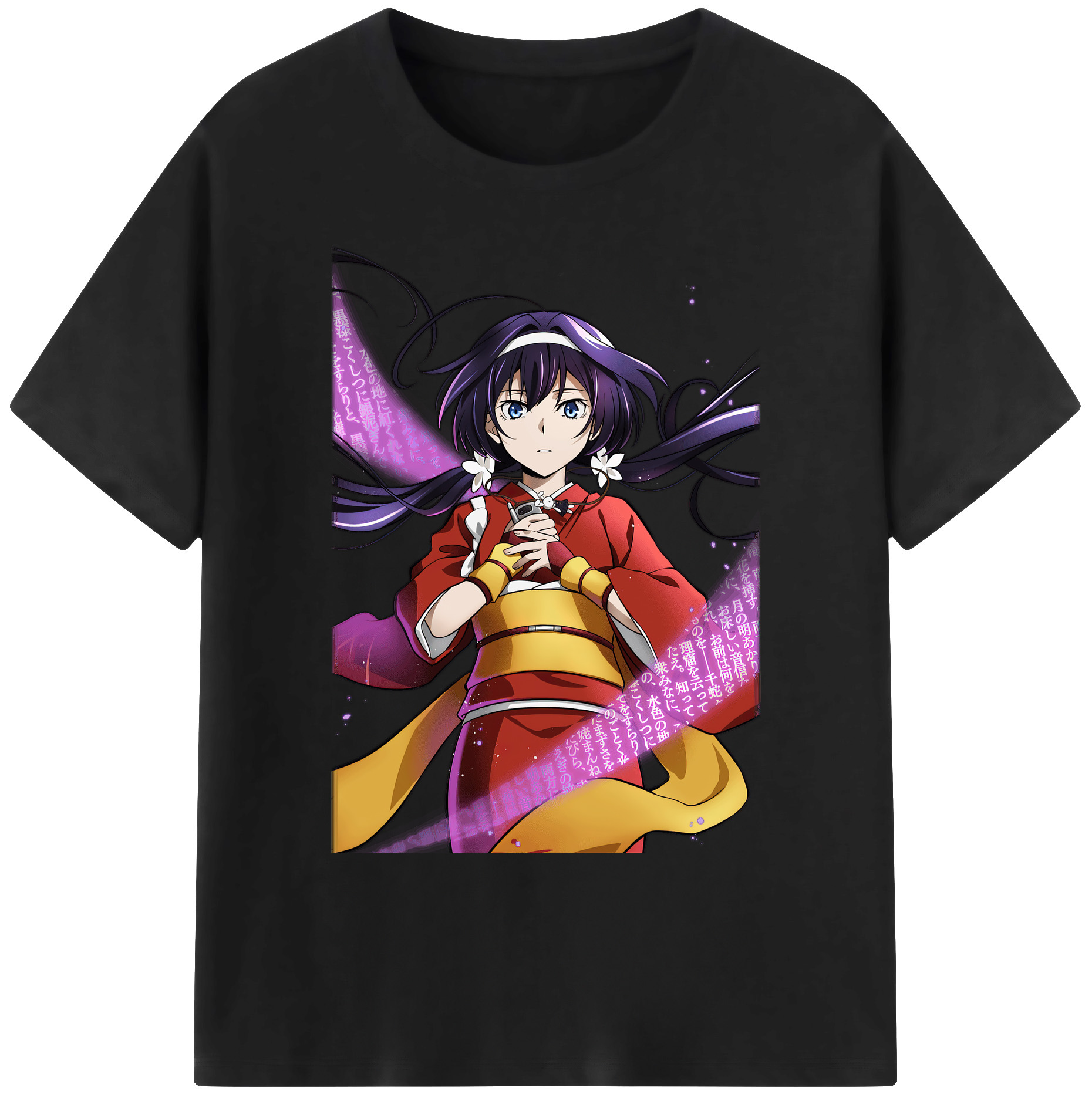 （画像用） 文豪ストレイドッグス Bungo Stray Dogs 綿100％ メンズ半袖Tシャツ｜肌触りやわらか＆通気性