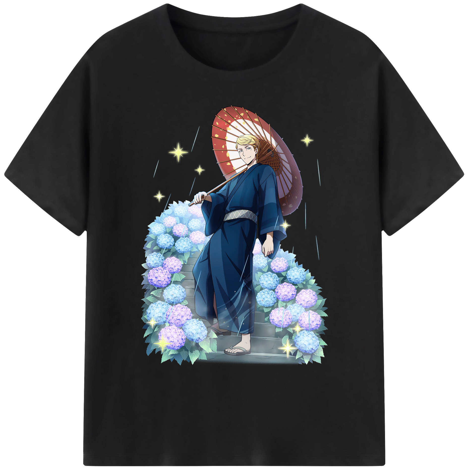 （画像用） 文豪ストレイドッグス Bungo Stray Dogs 綿100％ メンズ半袖Tシャツ｜肌触りやわらか＆通気性
