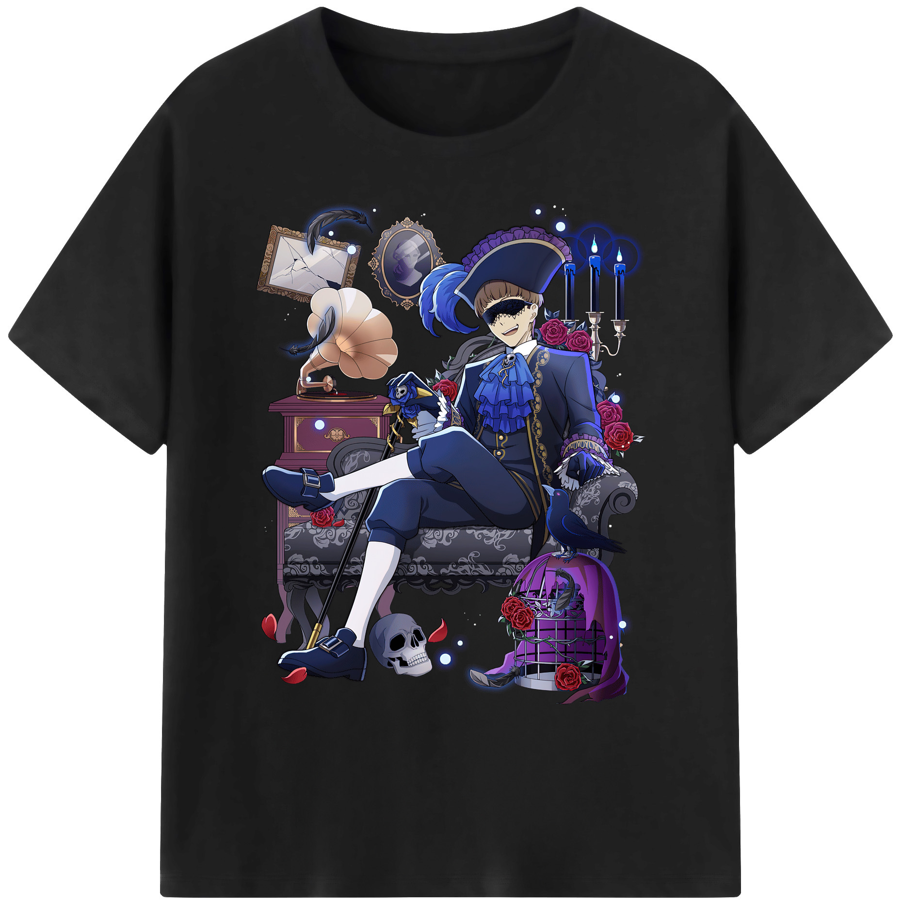 （画像用） 文豪ストレイドッグス Bungo Stray Dogs 綿100％ メンズ半袖Tシャツ｜肌触りやわらか＆通気性