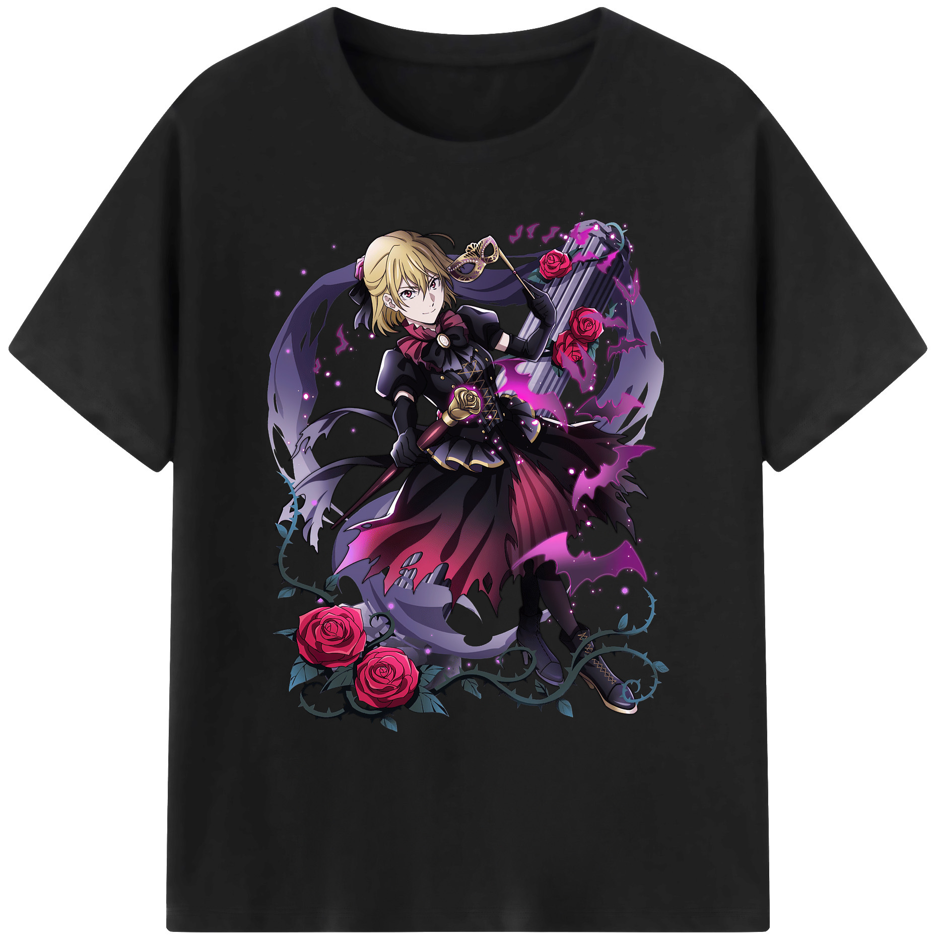（画像用） 文豪ストレイドッグス Bungo Stray Dogs 綿100％ メンズ半袖Tシャツ｜肌触りやわらか＆通気性