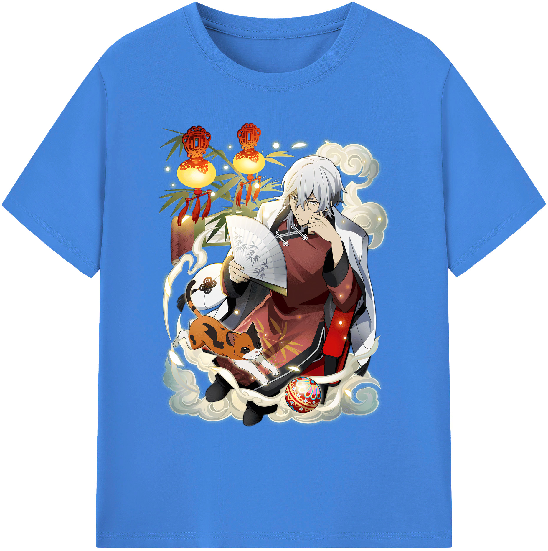 （画像用） 文豪ストレイドッグス Bungo Stray Dogs 綿100％ メンズ半袖Tシャツ｜肌触りやわらか＆通気性