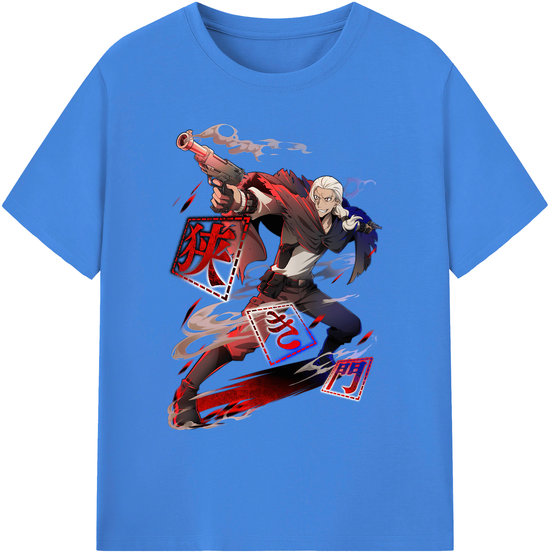 （画像用） 文豪ストレイドッグス Bungo Stray Dogs 綿100％ メンズ半袖Tシャツ｜肌触りやわらか＆通気性