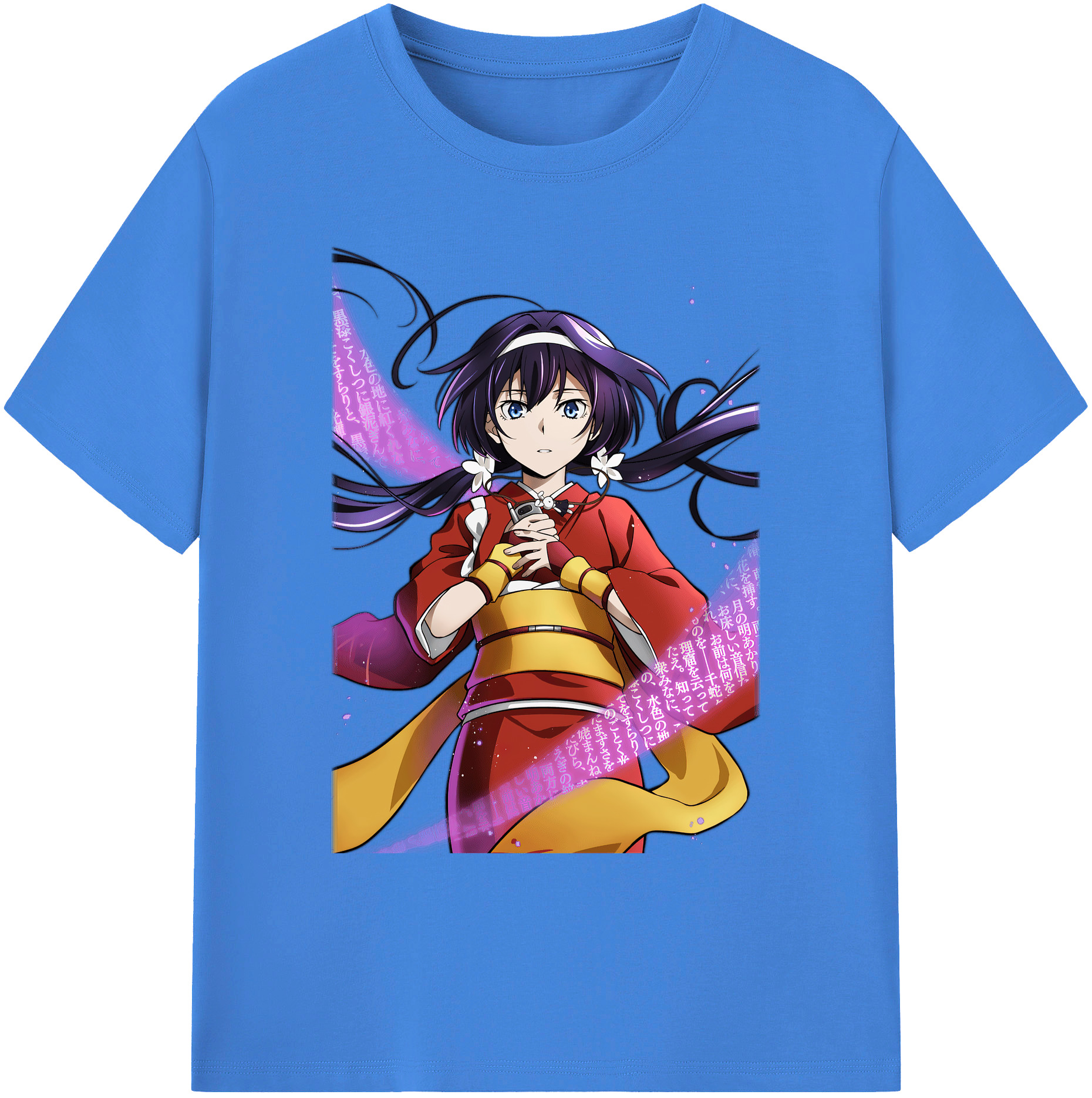 （画像用） 文豪ストレイドッグス Bungo Stray Dogs 綿100％ メンズ半袖Tシャツ｜肌触りやわらか＆通気性