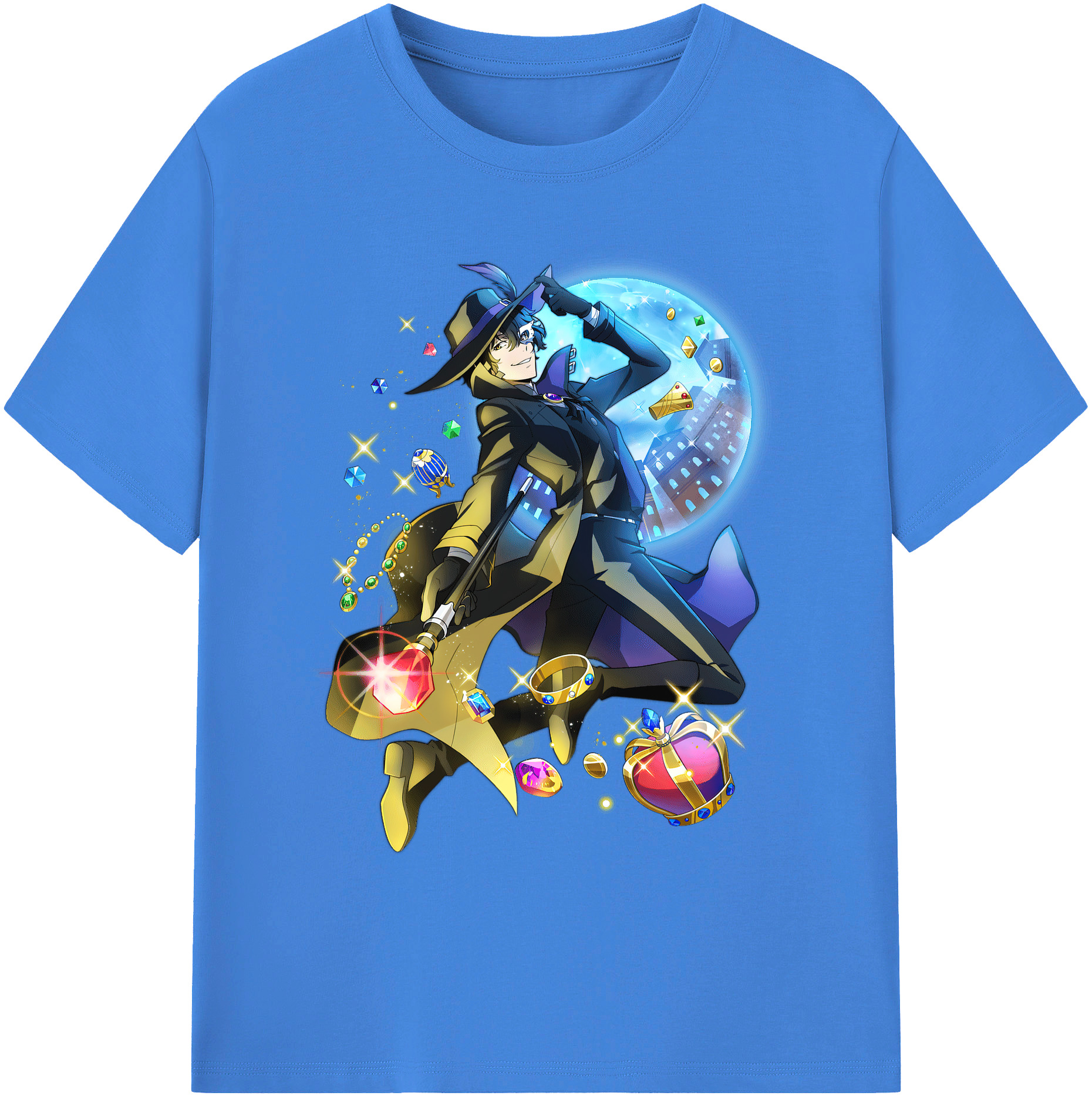（画像用） 文豪ストレイドッグス Bungo Stray Dogs 綿100％ メンズ半袖Tシャツ｜肌触りやわらか＆通気性