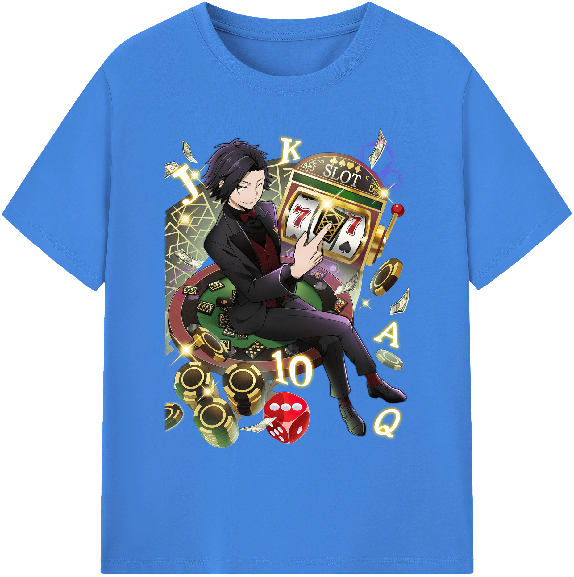 （画像用） 文豪ストレイドッグス Bungo Stray Dogs 綿100％ メンズ半袖Tシャツ｜肌触りやわらか＆通気性