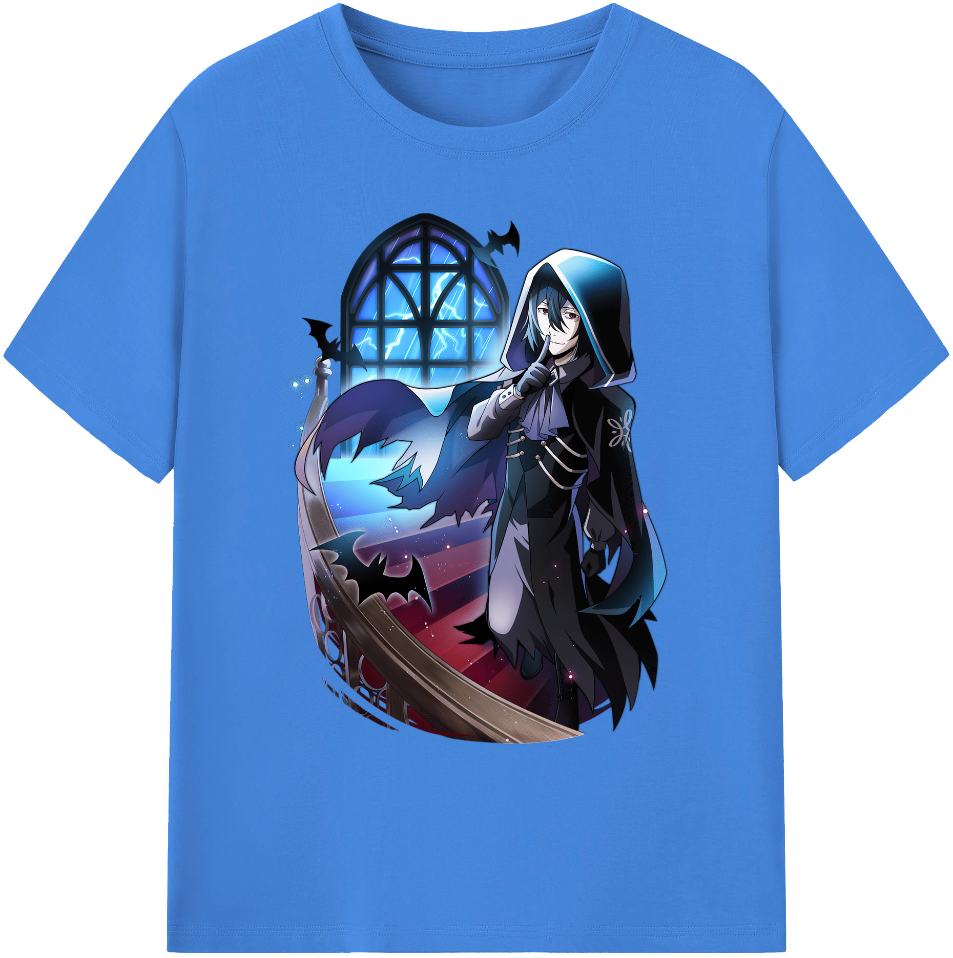 （画像用） 文豪ストレイドッグス Bungo Stray Dogs 綿100％ メンズ半袖Tシャツ｜肌触りやわらか＆通気性