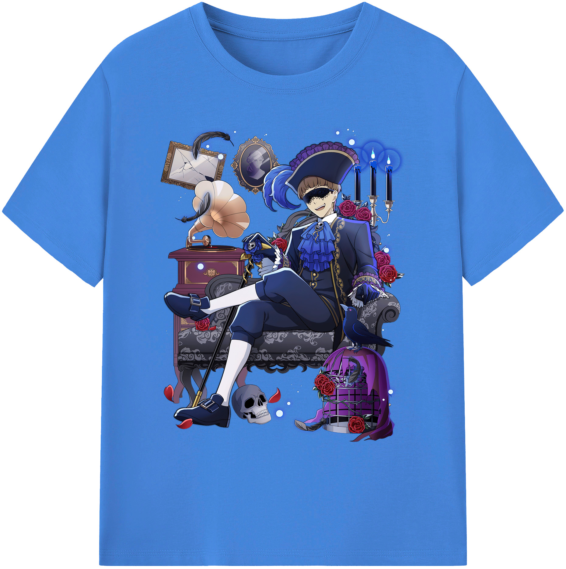 （画像用） 文豪ストレイドッグス Bungo Stray Dogs 綿100％ メンズ半袖Tシャツ｜肌触りやわらか＆通気性