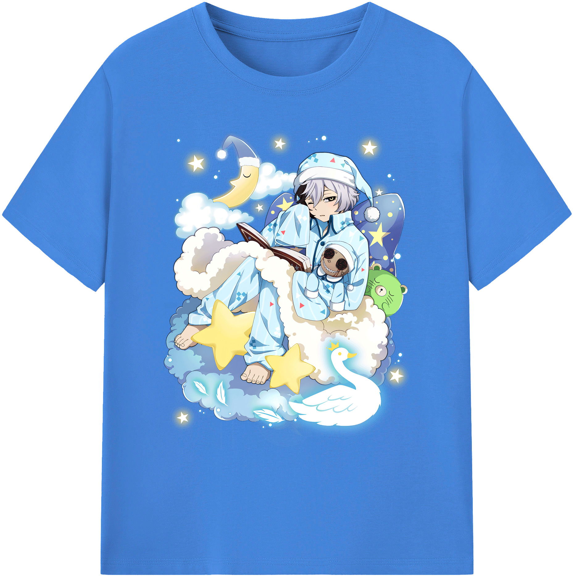 （画像用） 文豪ストレイドッグス Bungo Stray Dogs 綿100％ メンズ半袖Tシャツ｜肌触りやわらか＆通気性