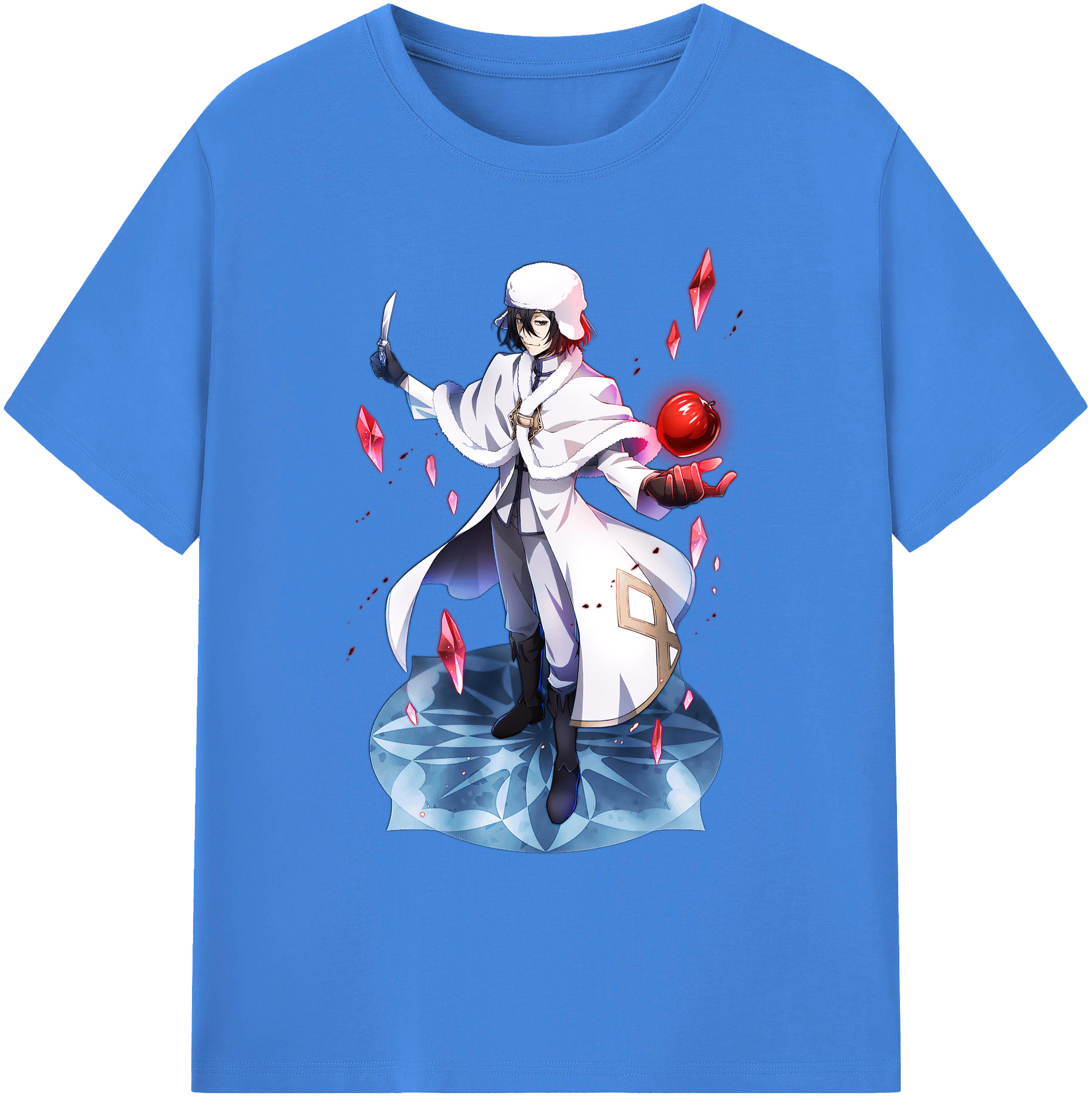 （画像用） 文豪ストレイドッグス Bungo Stray Dogs 綿100％ メンズ半袖Tシャツ｜肌触りやわらか＆通気性