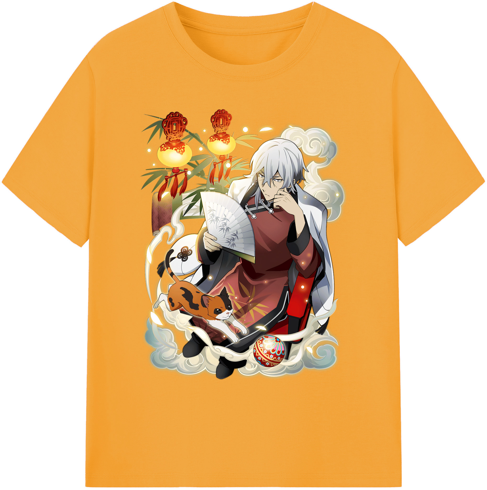 （画像用） 文豪ストレイドッグス Bungo Stray Dogs 綿100％ メンズ半袖Tシャツ｜肌触りやわらか＆通気性