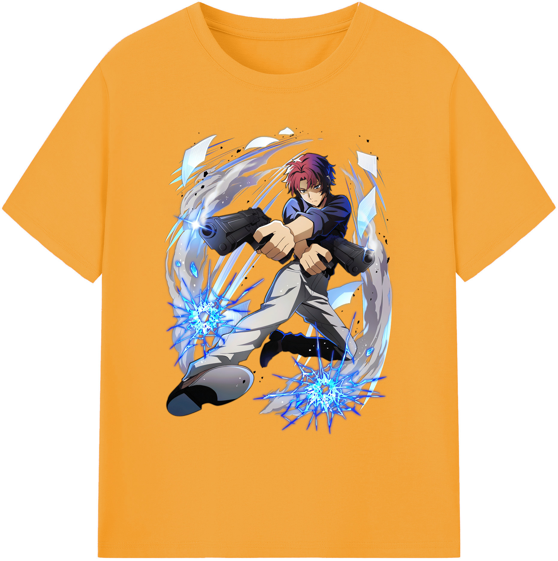 （画像用） 文豪ストレイドッグス Bungo Stray Dogs 綿100％ メンズ半袖Tシャツ｜肌触りやわらか＆通気性
