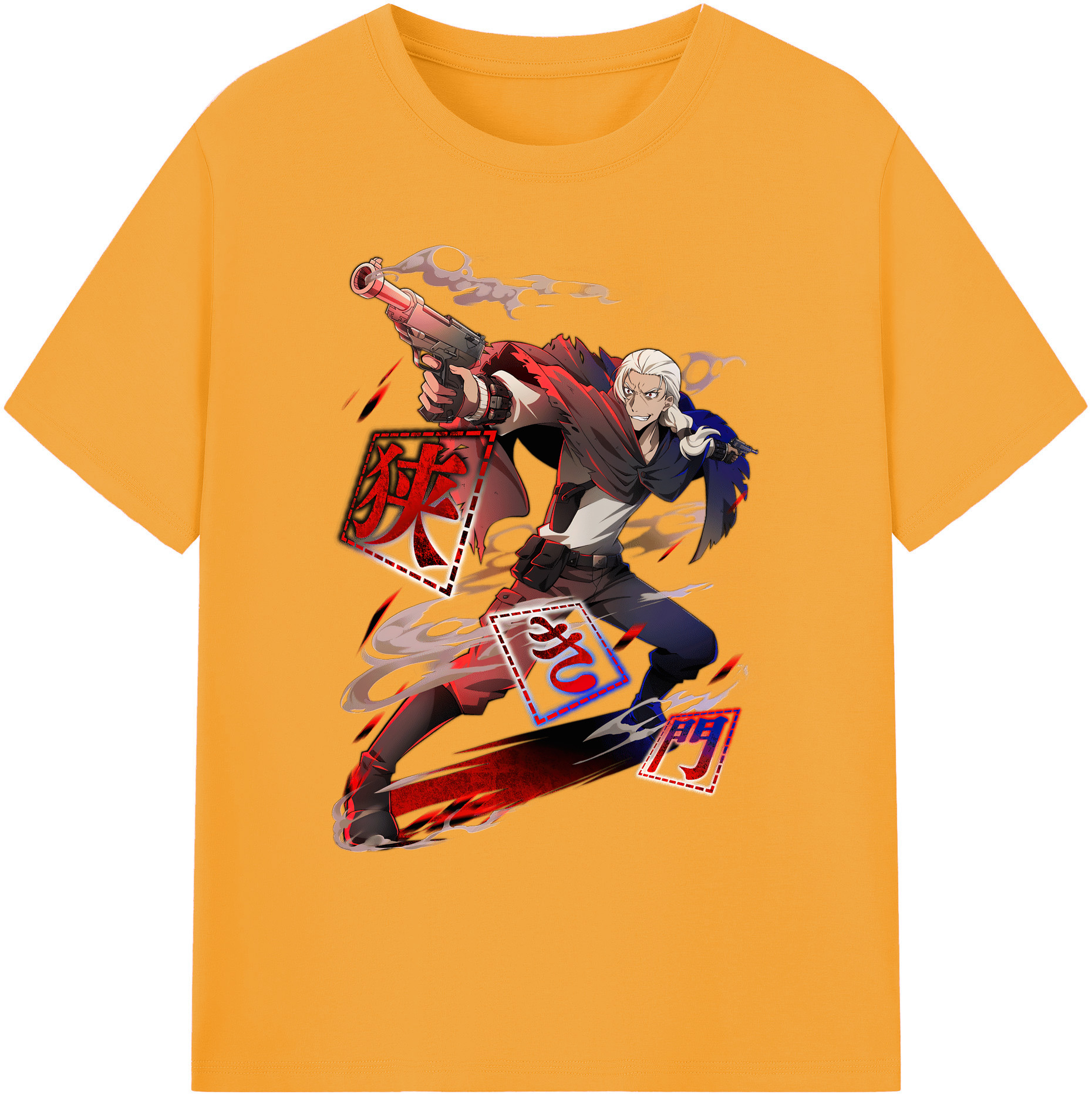 （画像用） 文豪ストレイドッグス Bungo Stray Dogs 綿100％ メンズ半袖Tシャツ｜肌触りやわらか＆通気性