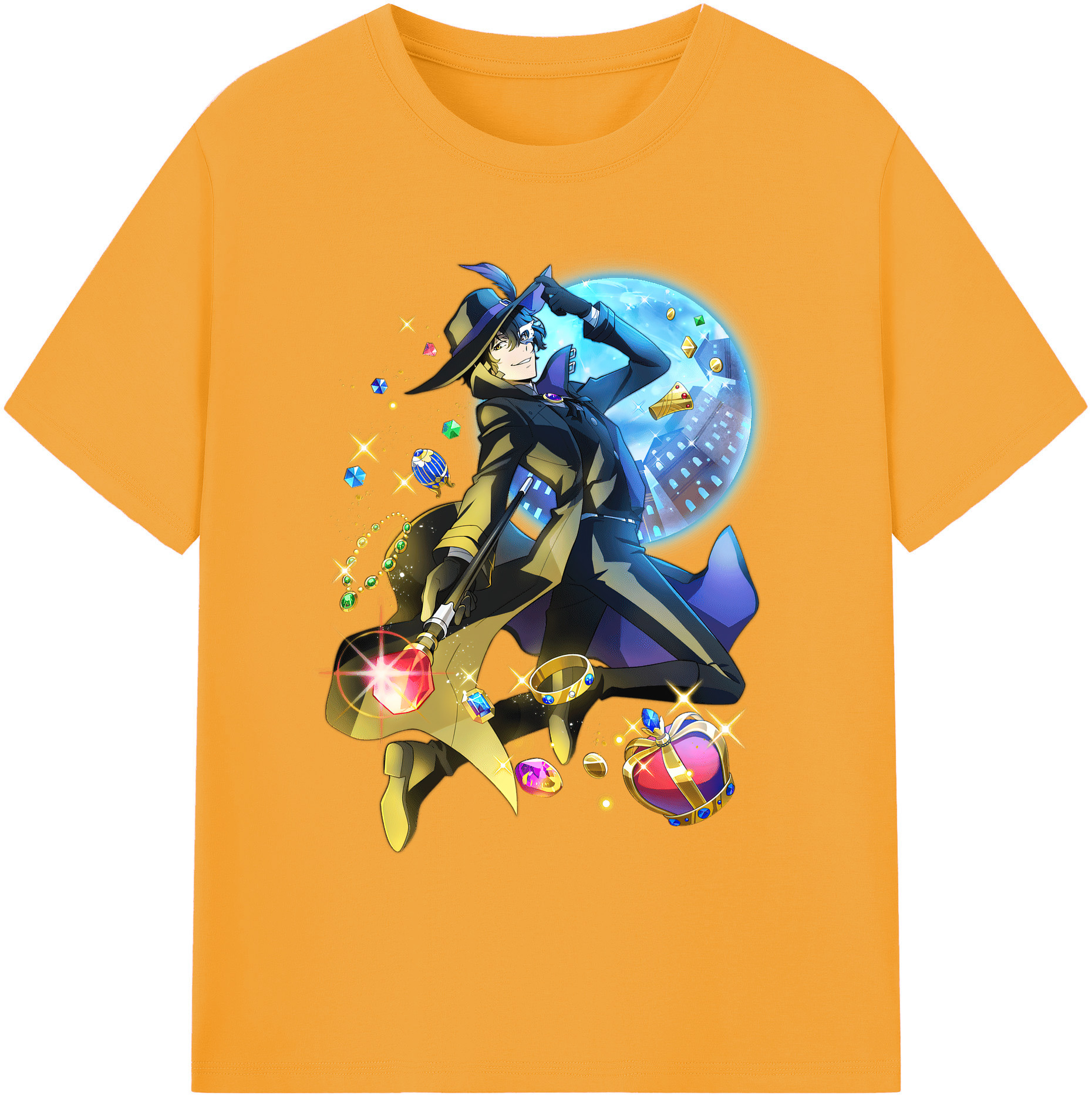 （画像用） 文豪ストレイドッグス Bungo Stray Dogs 綿100％ メンズ半袖Tシャツ｜肌触りやわらか＆通気性