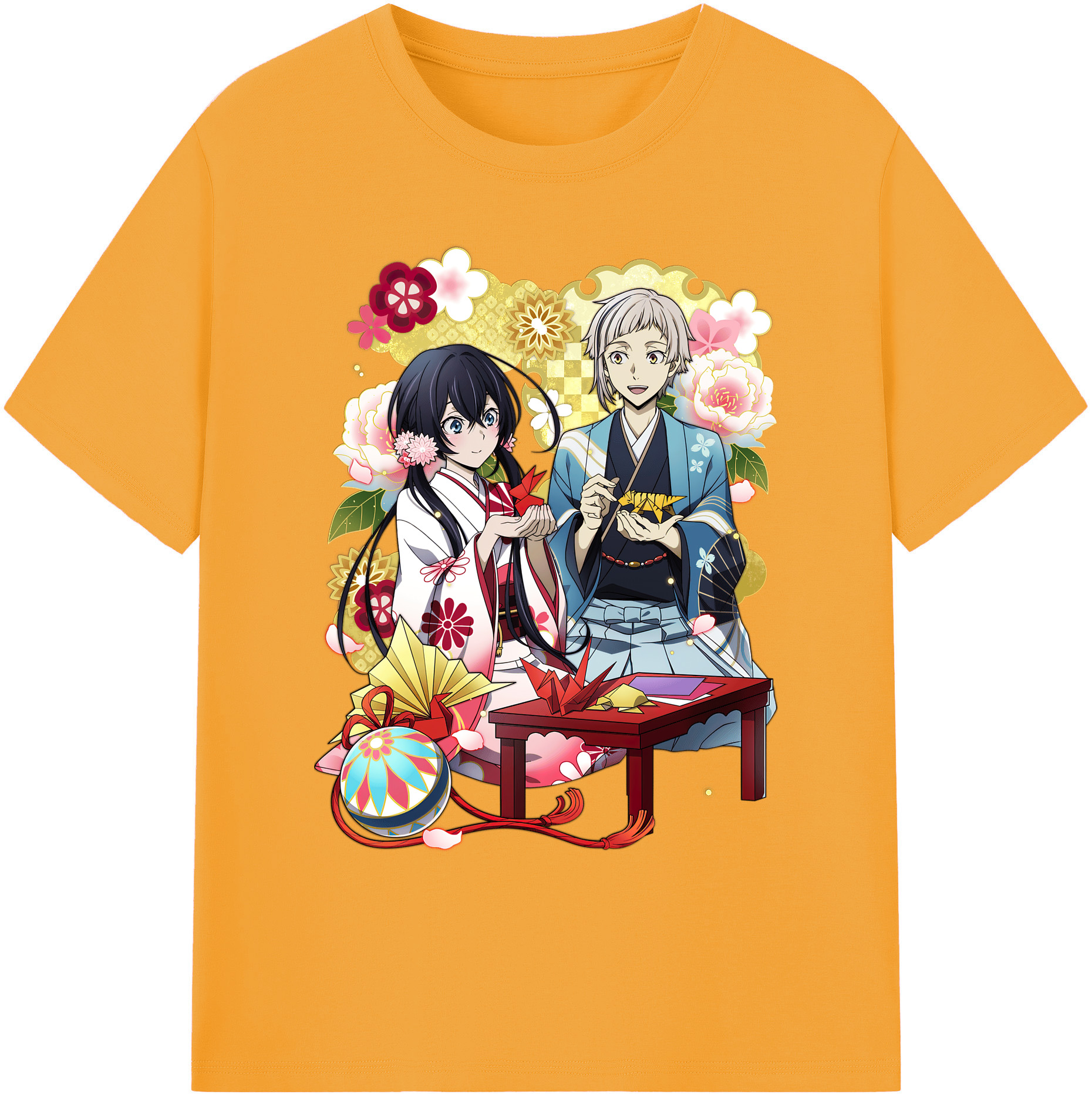 （画像用） 文豪ストレイドッグス Bungo Stray Dogs 綿100％ メンズ半袖Tシャツ｜肌触りやわらか＆通気性