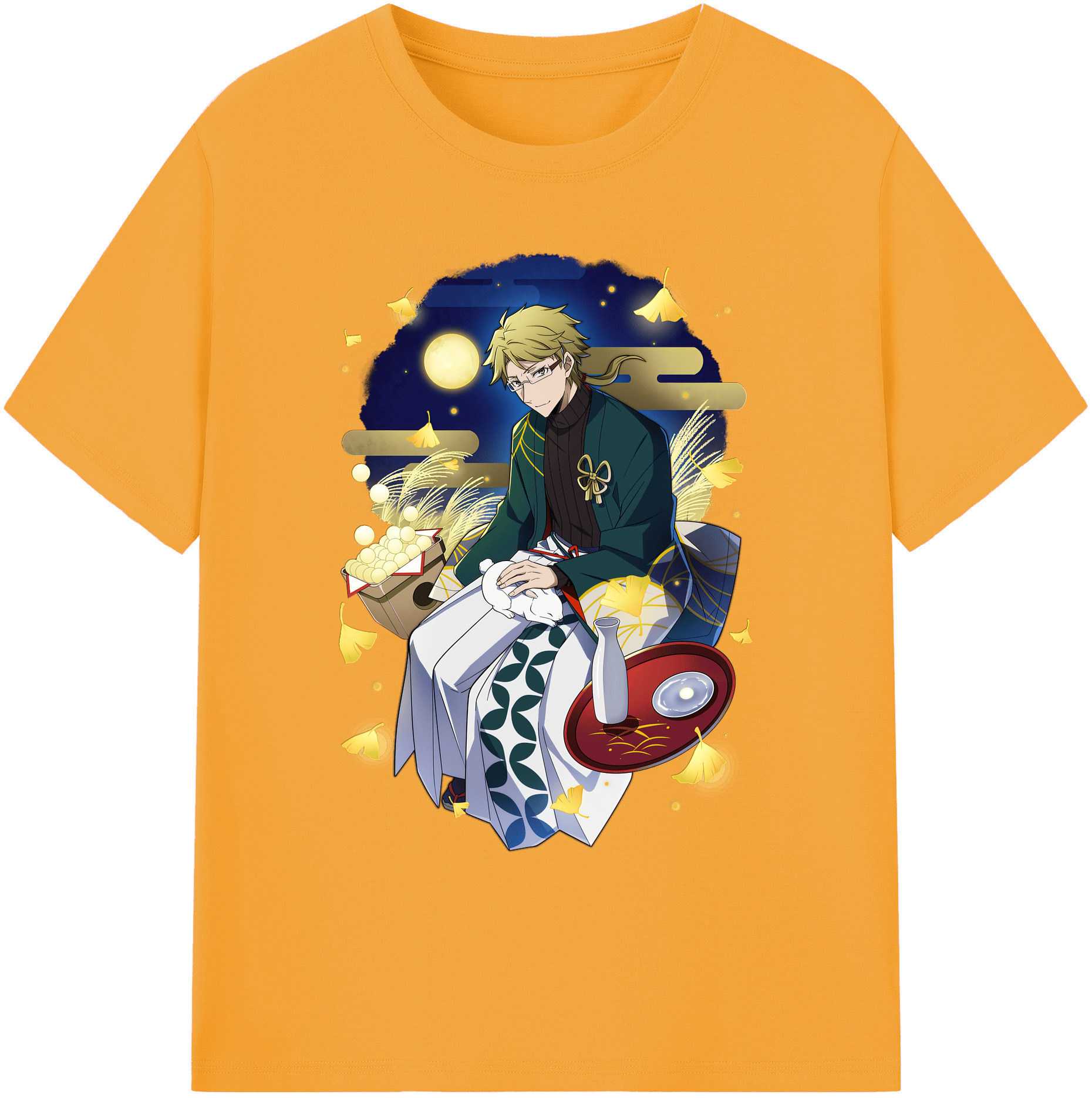 （画像用） 文豪ストレイドッグス Bungo Stray Dogs 綿100％ メンズ半袖Tシャツ｜肌触りやわらか＆通気性
