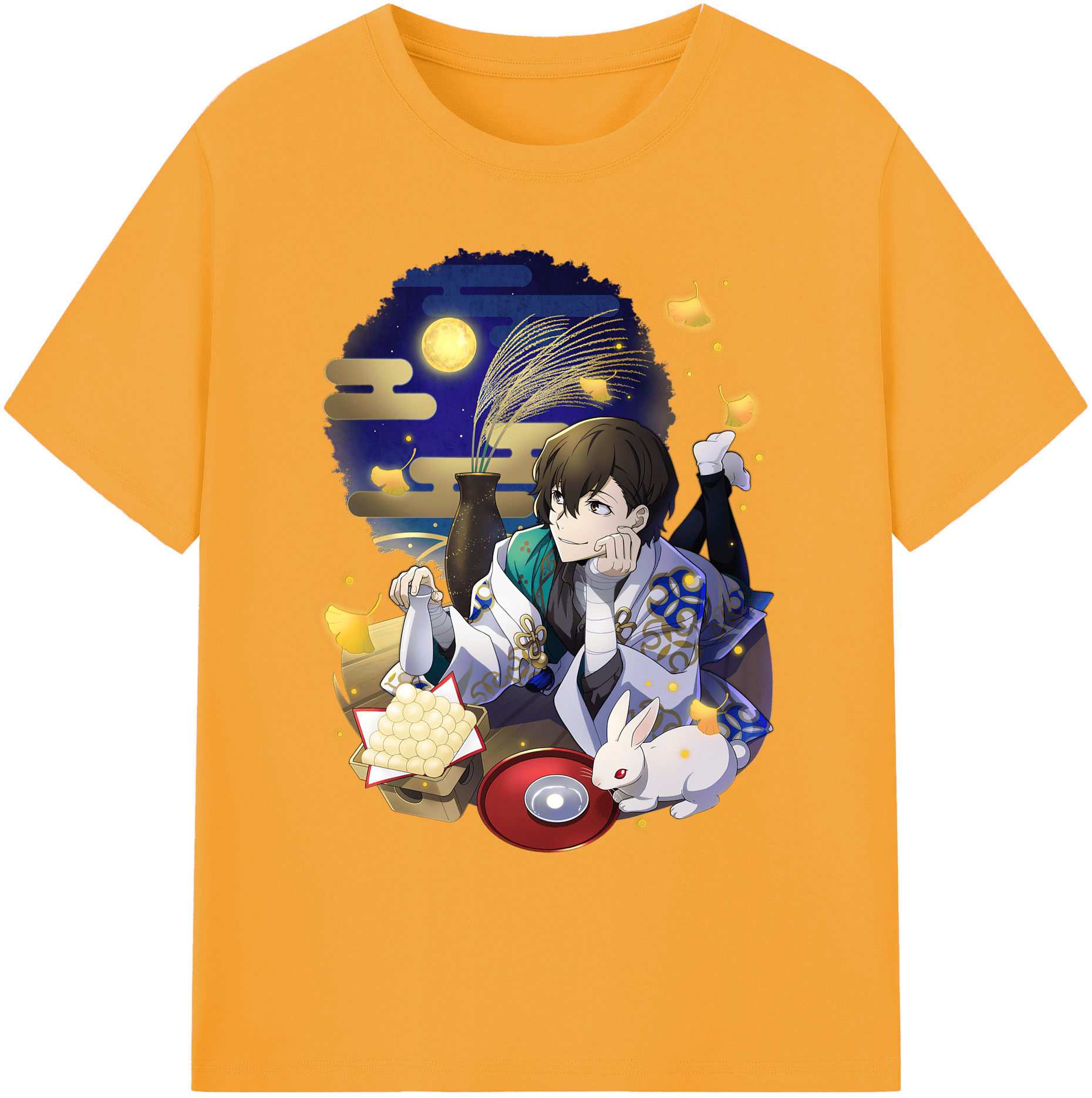 （画像用） 文豪ストレイドッグス Bungo Stray Dogs 綿100％ メンズ半袖Tシャツ｜肌触りやわらか＆通気性