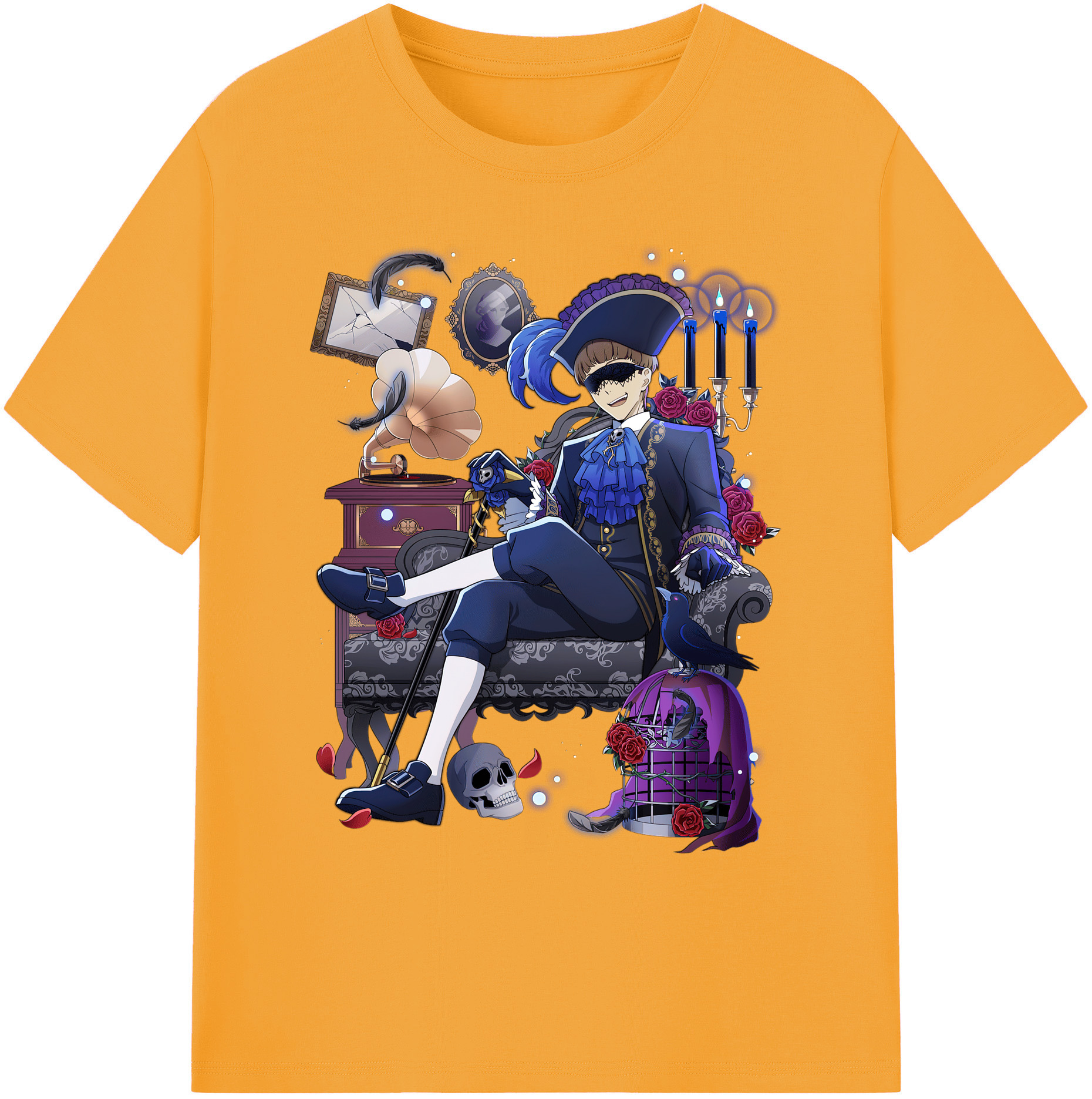 （画像用） 文豪ストレイドッグス Bungo Stray Dogs 綿100％ メンズ半袖Tシャツ｜肌触りやわらか＆通気性