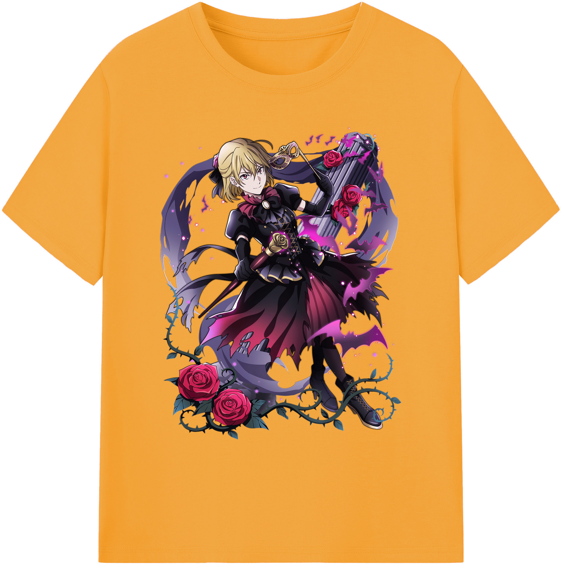 （画像用） 文豪ストレイドッグス Bungo Stray Dogs 綿100％ メンズ半袖Tシャツ｜肌触りやわらか＆通気性