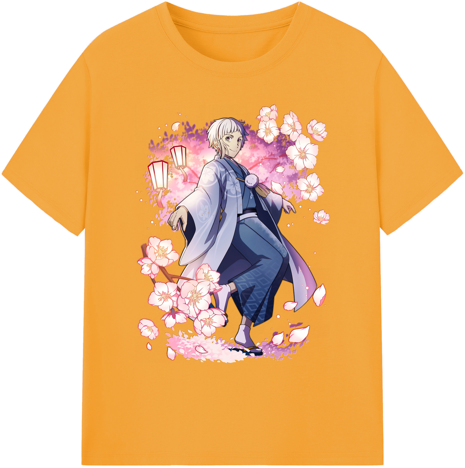 （画像用） 文豪ストレイドッグス Bungo Stray Dogs 綿100％ メンズ半袖Tシャツ｜肌触りやわらか＆通気性