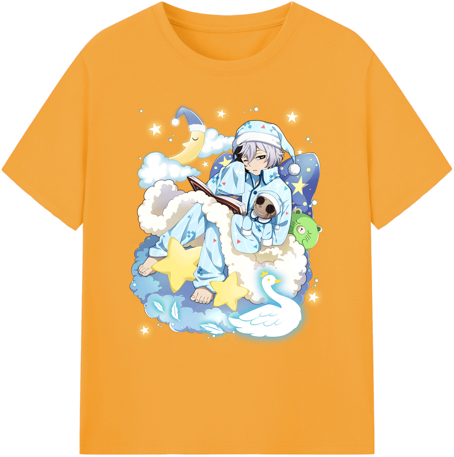 （画像用） 文豪ストレイドッグス Bungo Stray Dogs 綿100％ メンズ半袖Tシャツ｜肌触りやわらか＆通気性
