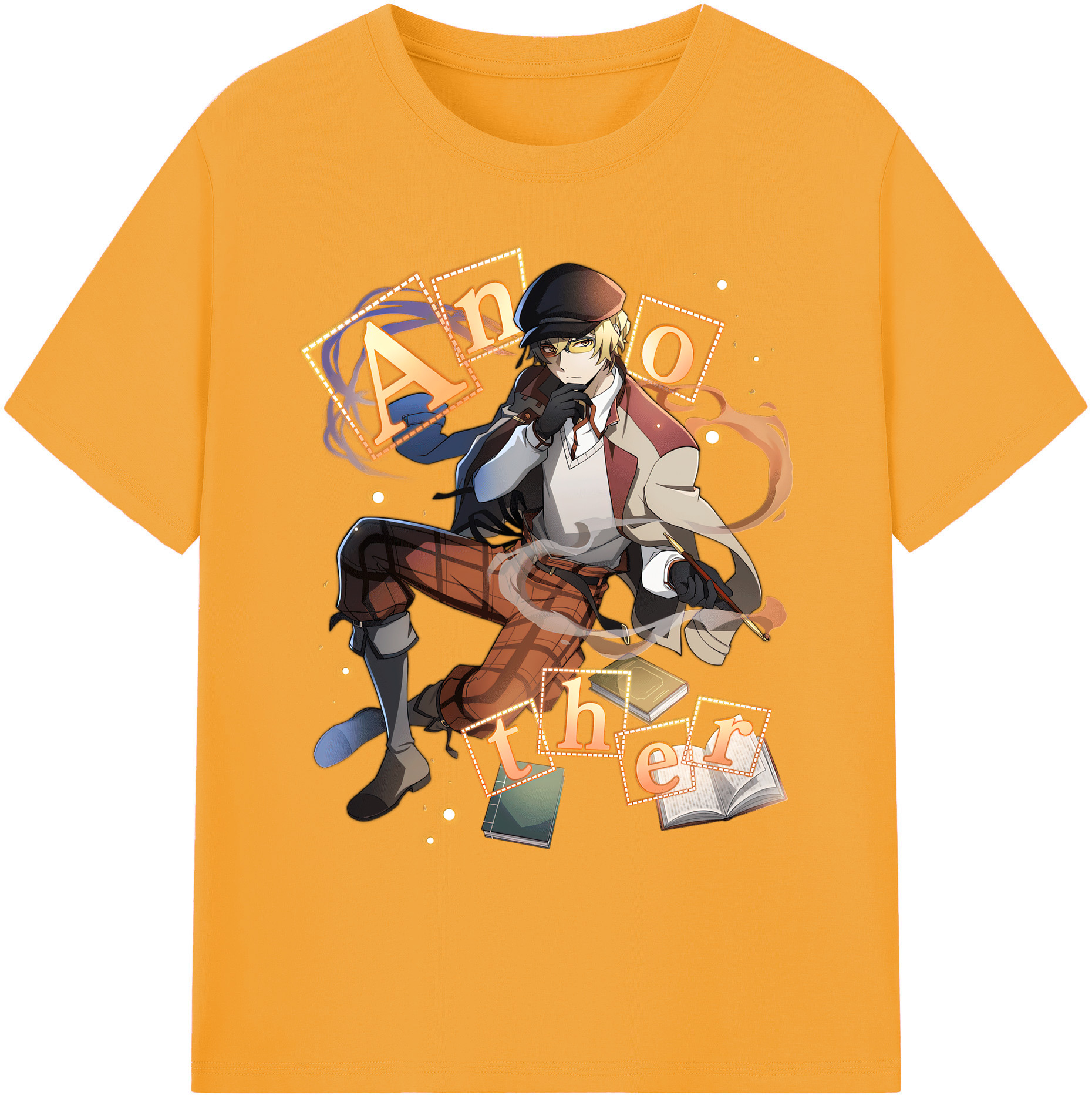 （画像用） 文豪ストレイドッグス Bungo Stray Dogs 綿100％ メンズ半袖Tシャツ｜肌触りやわらか＆通気性