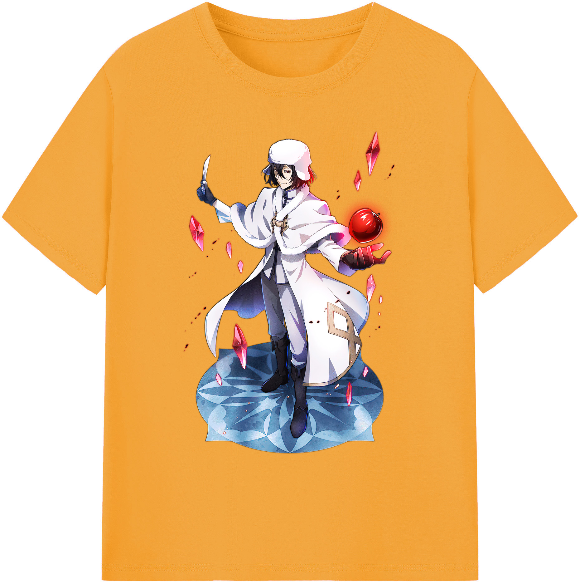 （画像用） 文豪ストレイドッグス Bungo Stray Dogs 綿100％ メンズ半袖Tシャツ｜肌触りやわらか＆通気性