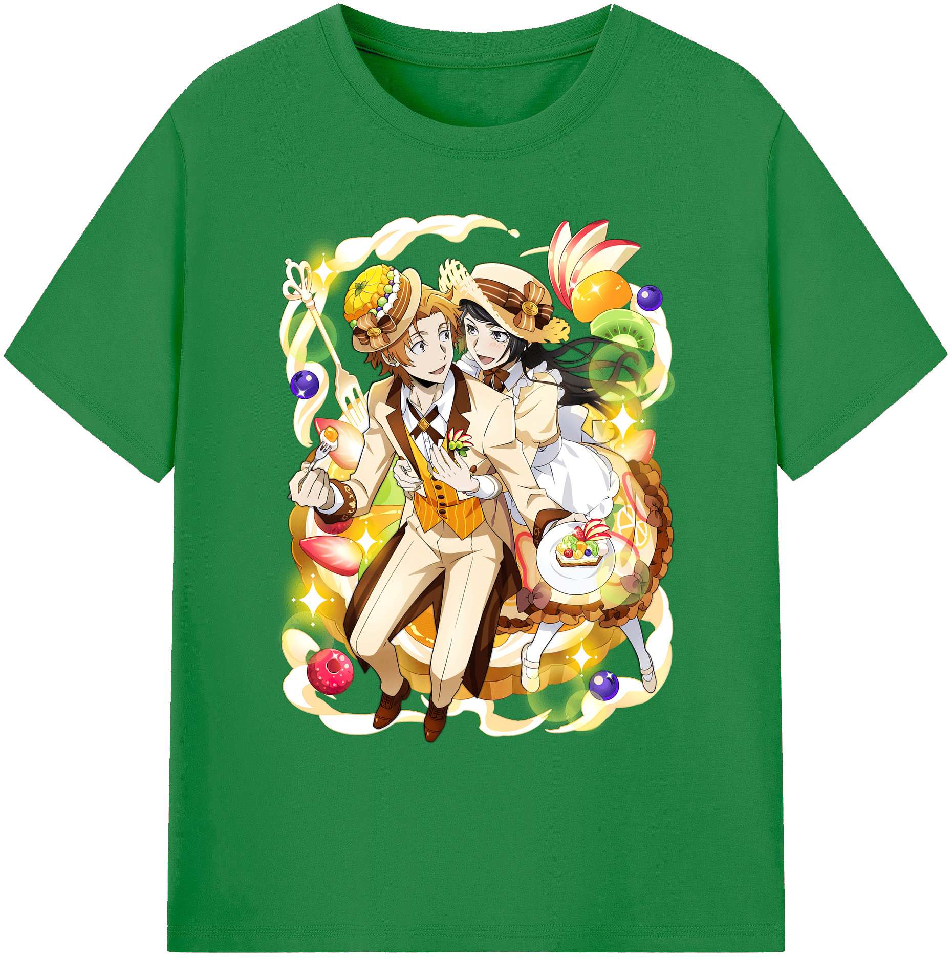 （画像用） 文豪ストレイドッグス Bungo Stray Dogs 綿100％ メンズ半袖Tシャツ｜肌触りやわらか＆通気性