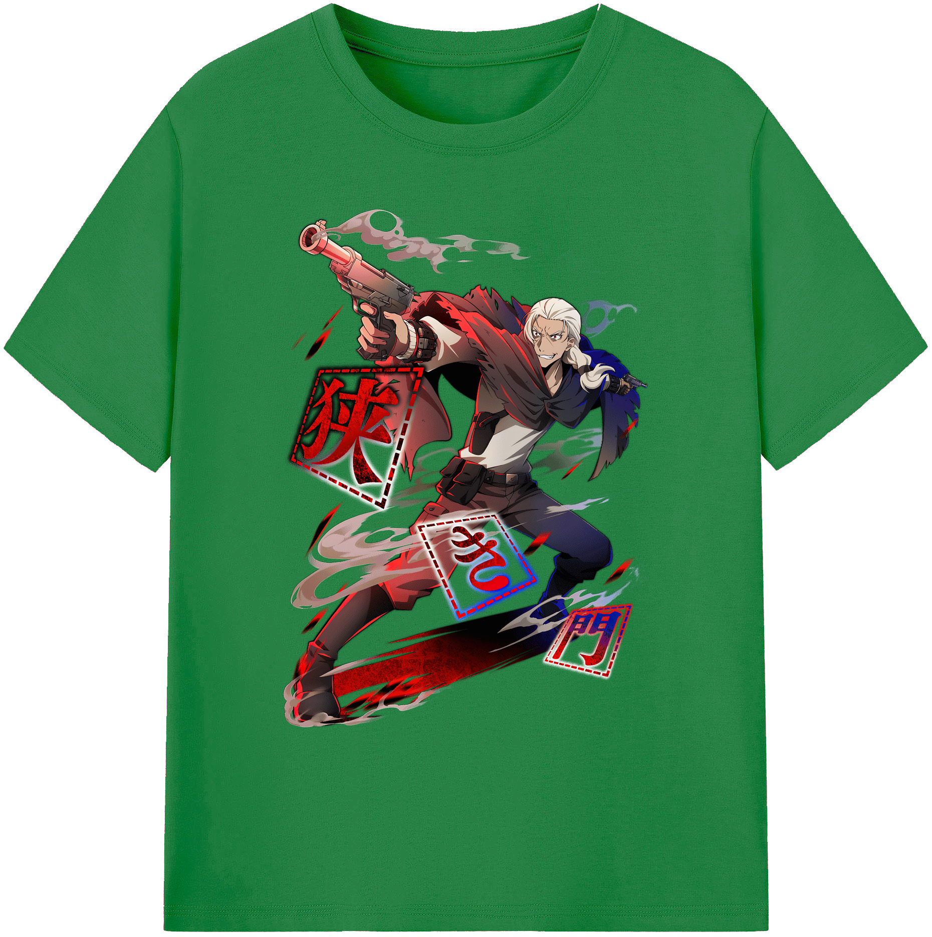 （画像用） 文豪ストレイドッグス Bungo Stray Dogs 綿100％ メンズ半袖Tシャツ｜肌触りやわらか＆通気性