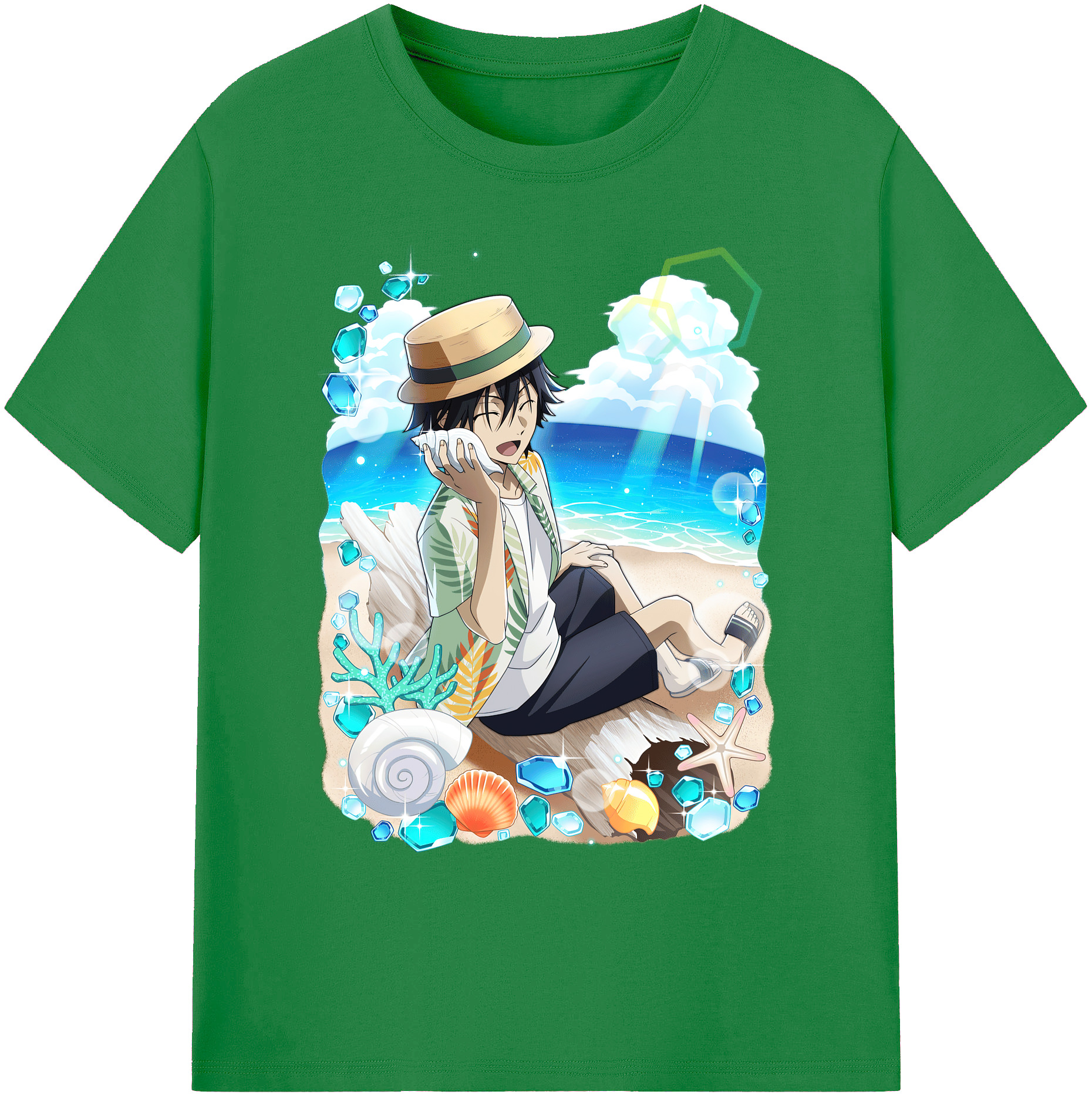 （画像用） 文豪ストレイドッグス Bungo Stray Dogs 綿100％ メンズ半袖Tシャツ｜肌触りやわらか＆通気性