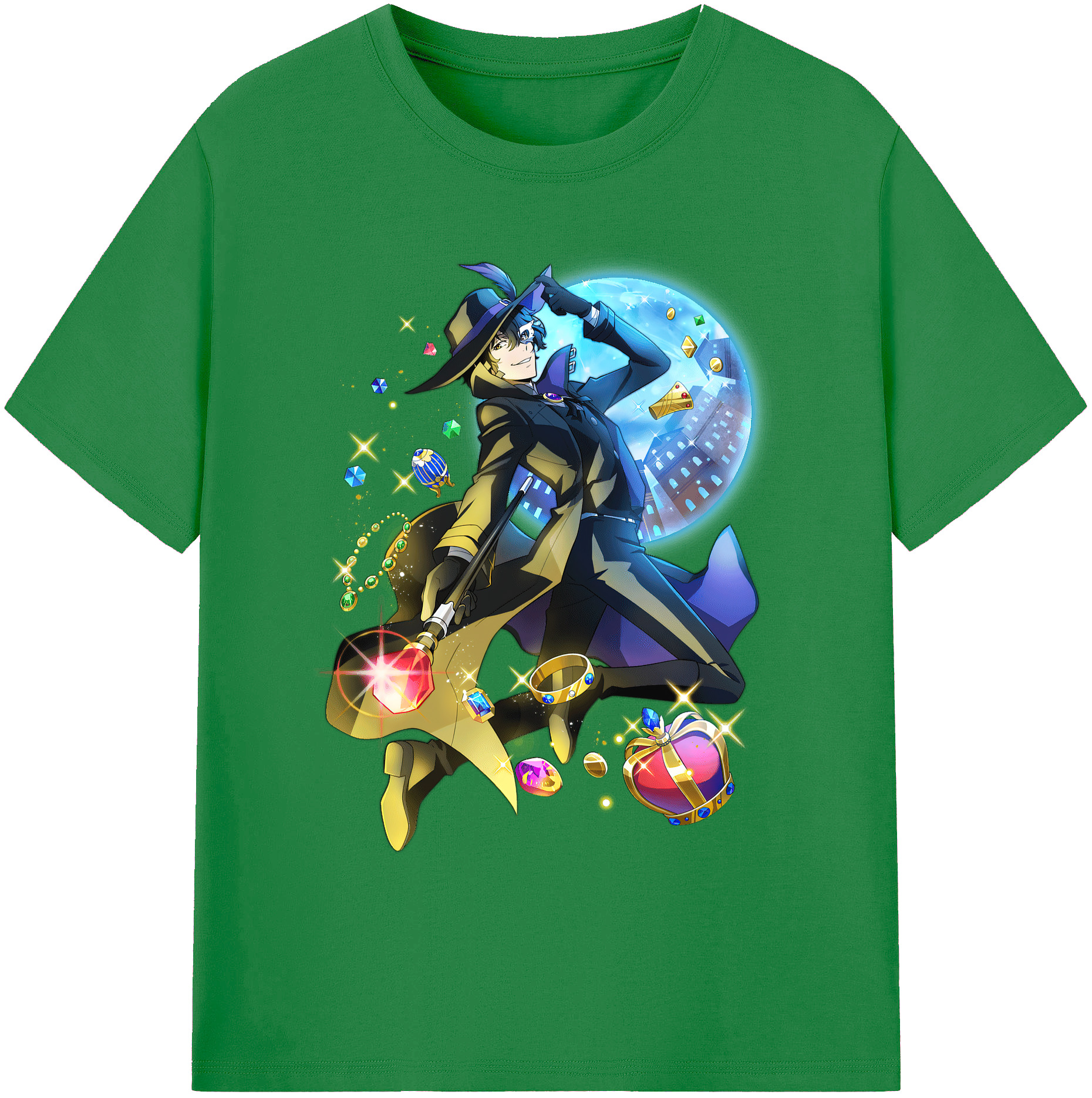 （画像用） 文豪ストレイドッグス Bungo Stray Dogs 綿100％ メンズ半袖Tシャツ｜肌触りやわらか＆通気性