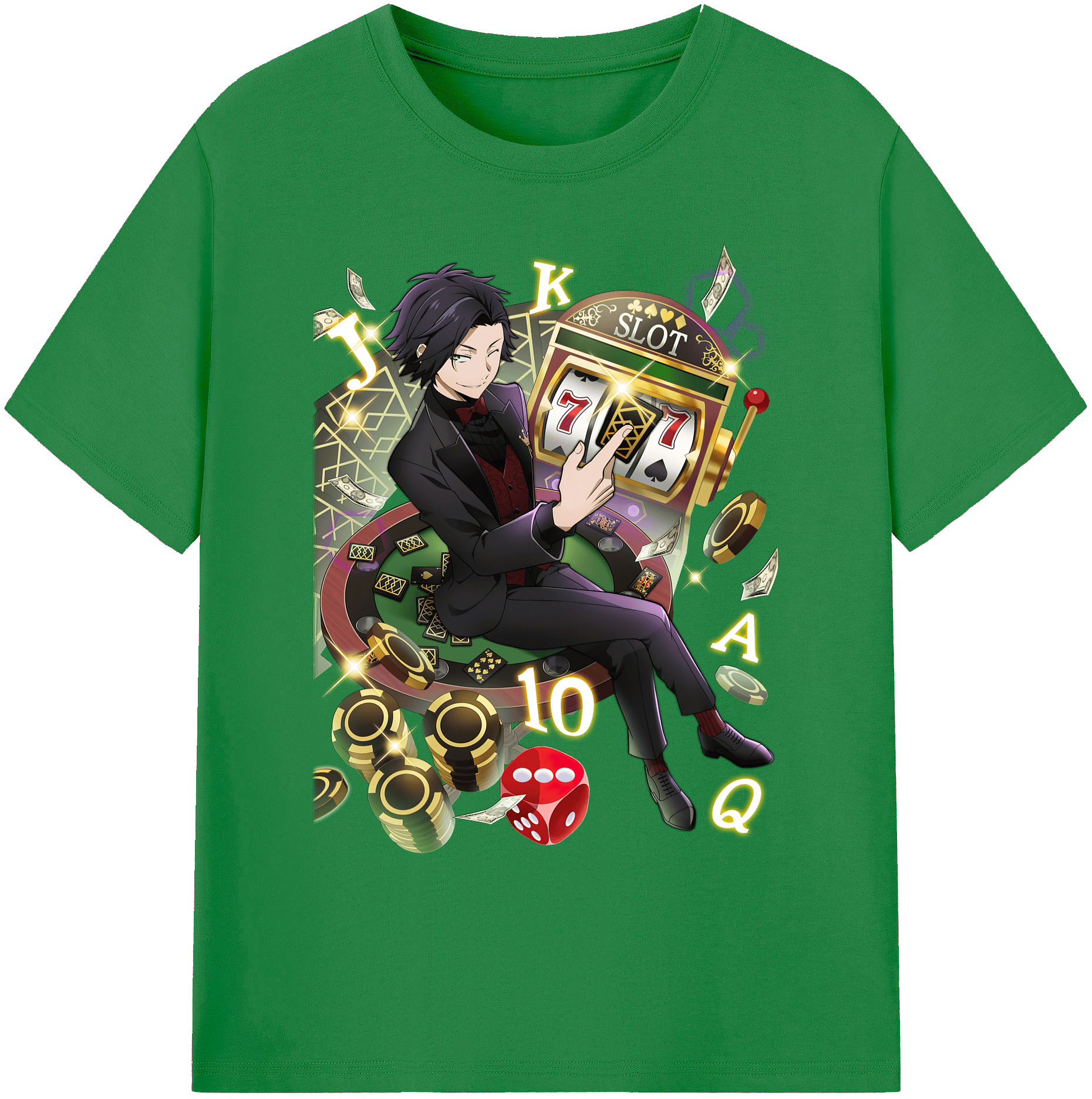 （画像用） 文豪ストレイドッグス Bungo Stray Dogs 綿100％ メンズ半袖Tシャツ｜肌触りやわらか＆通気性