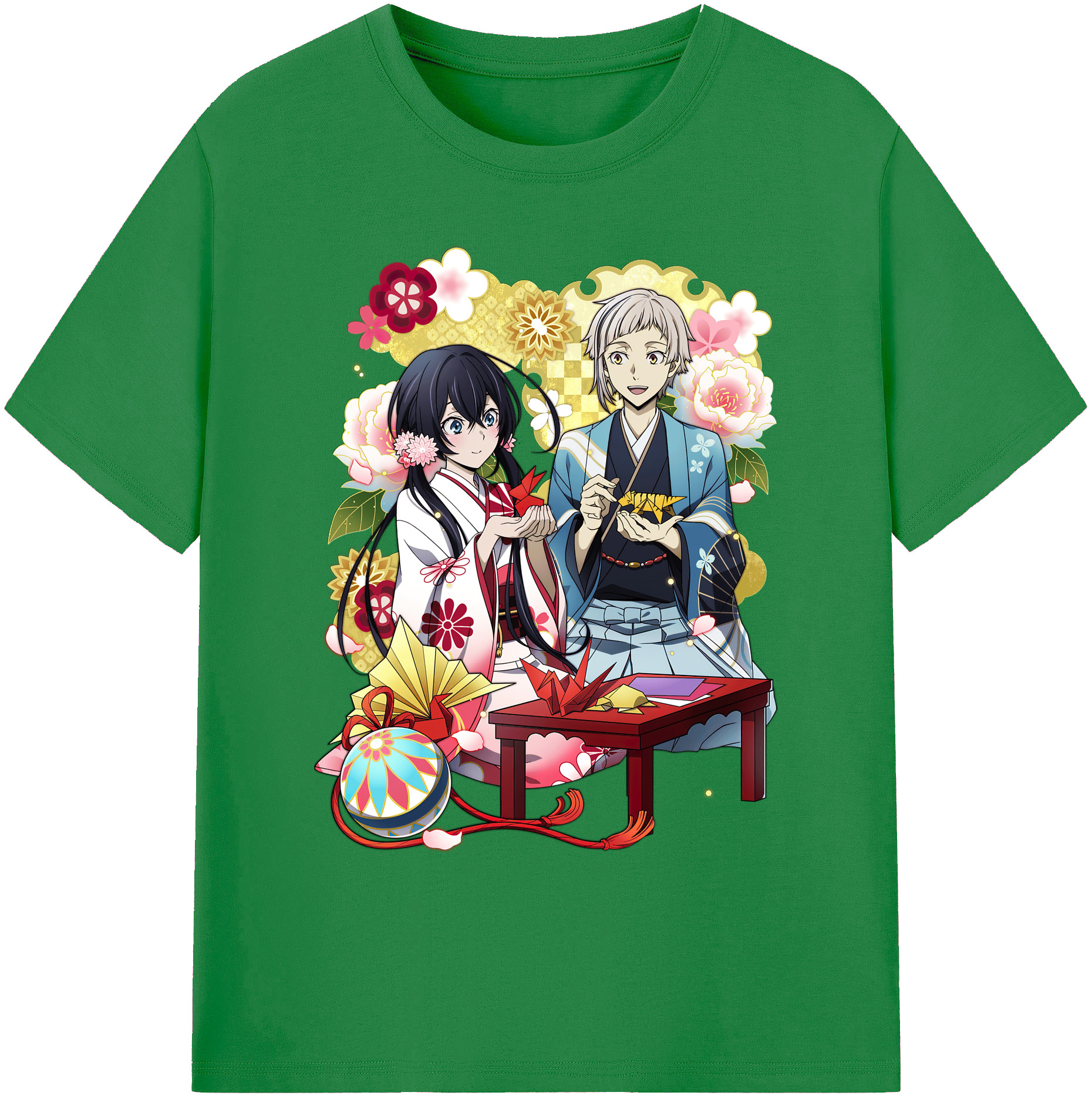 （画像用） 文豪ストレイドッグス Bungo Stray Dogs 綿100％ メンズ半袖Tシャツ｜肌触りやわらか＆通気性