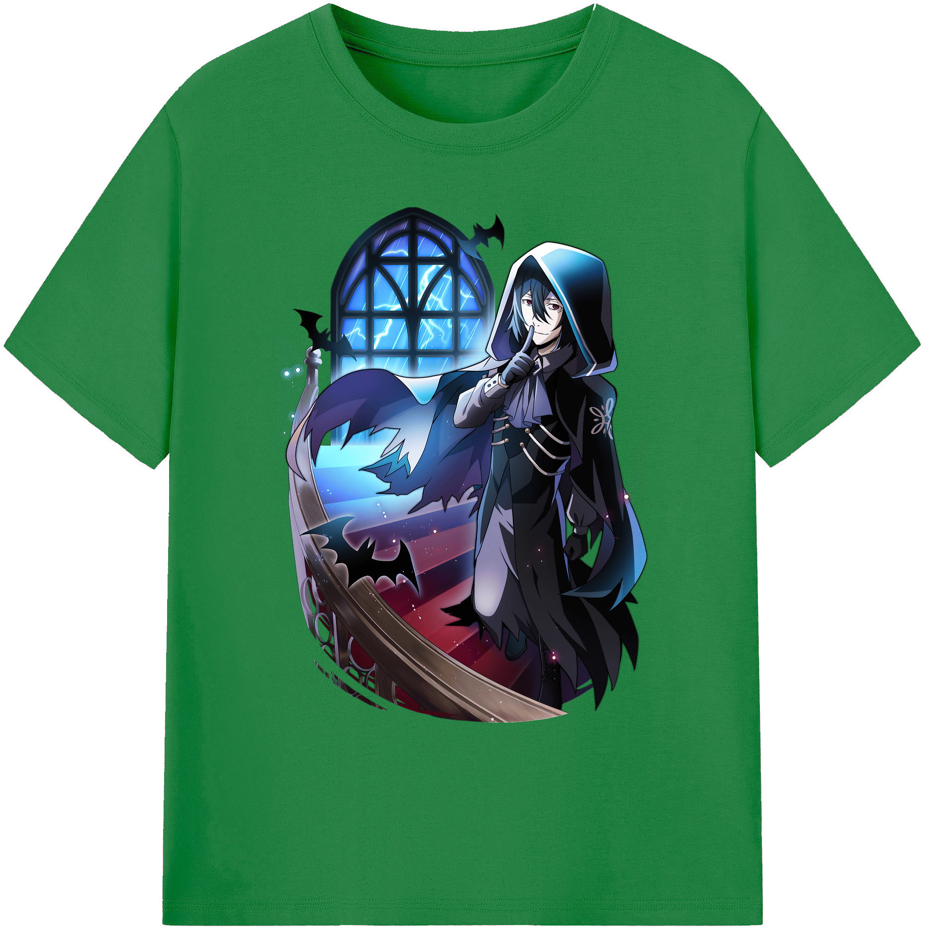 （画像用） 文豪ストレイドッグス Bungo Stray Dogs 綿100％ メンズ半袖Tシャツ｜肌触りやわらか＆通気性
