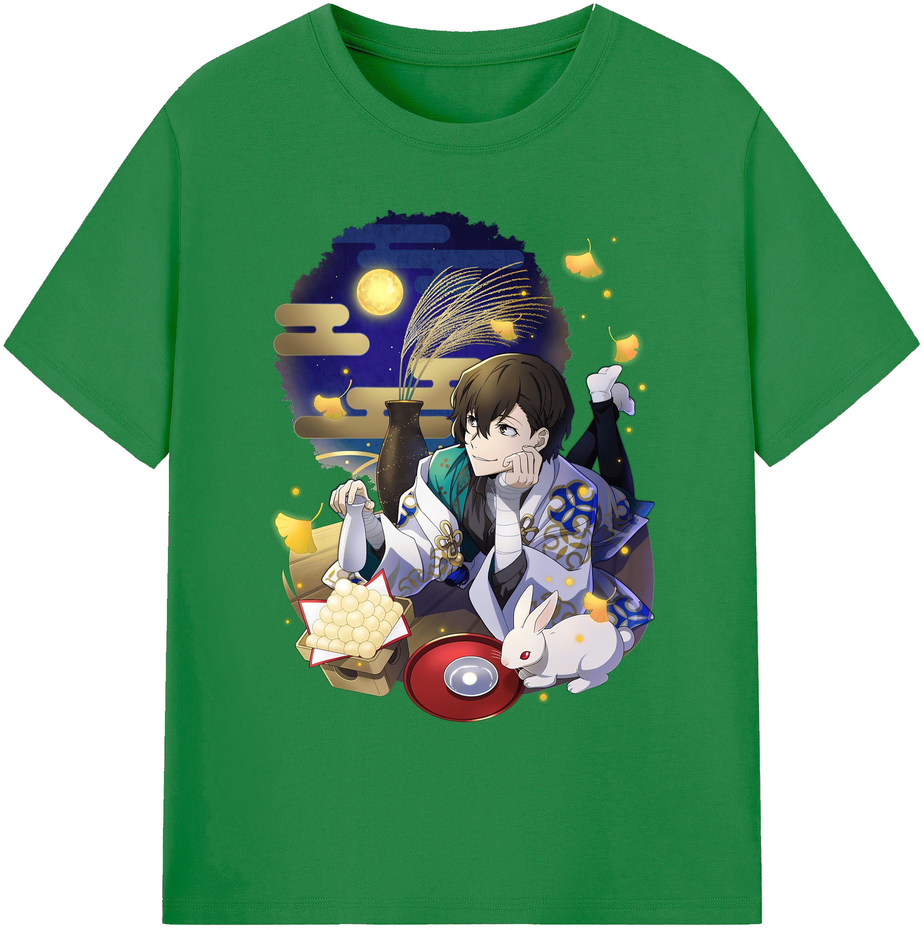 （画像用） 文豪ストレイドッグス Bungo Stray Dogs 綿100％ メンズ半袖Tシャツ｜肌触りやわらか＆通気性