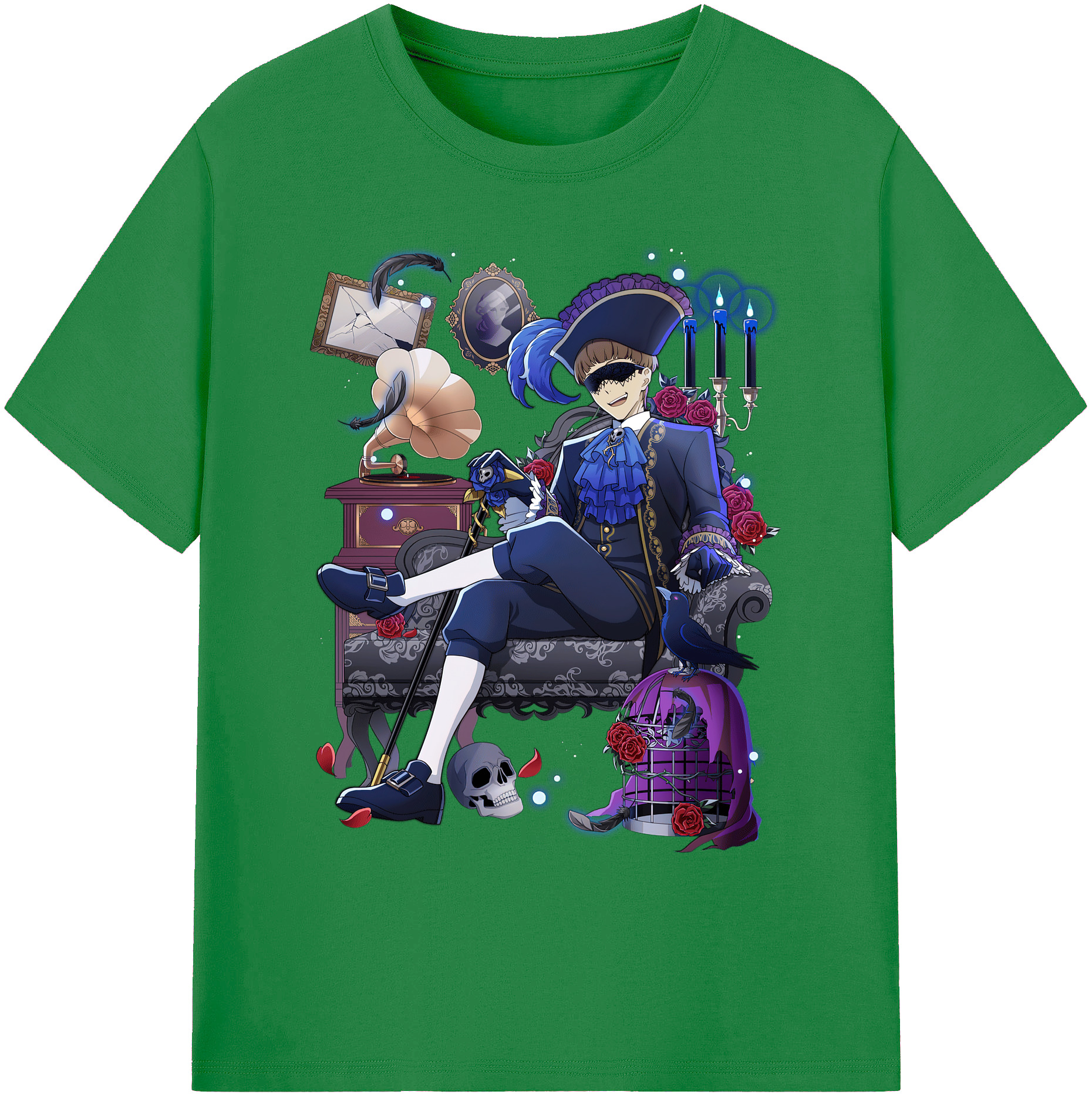 （画像用） 文豪ストレイドッグス Bungo Stray Dogs 綿100％ メンズ半袖Tシャツ｜肌触りやわらか＆通気性
