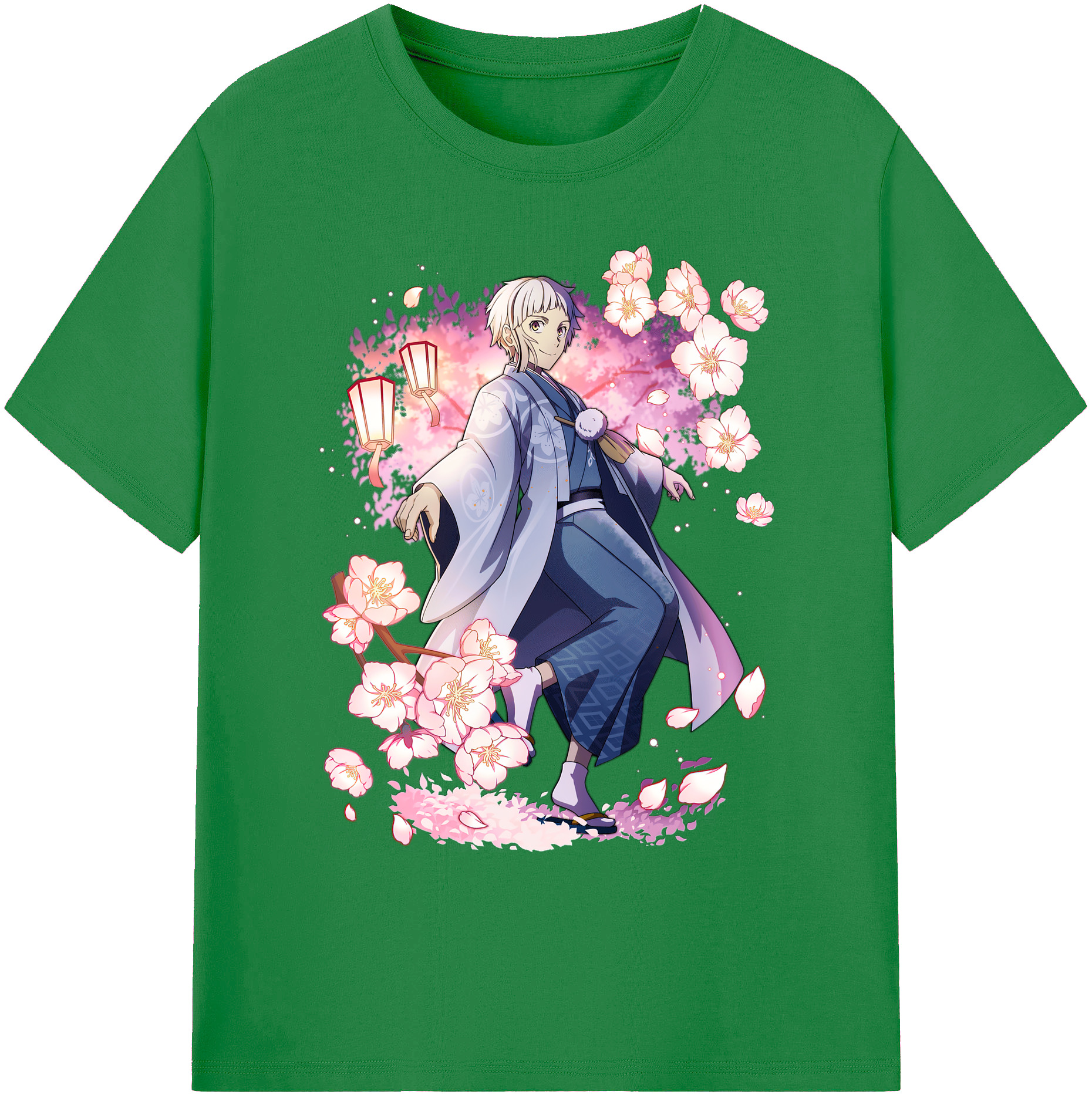 （画像用） 文豪ストレイドッグス Bungo Stray Dogs 綿100％ メンズ半袖Tシャツ｜肌触りやわらか＆通気性