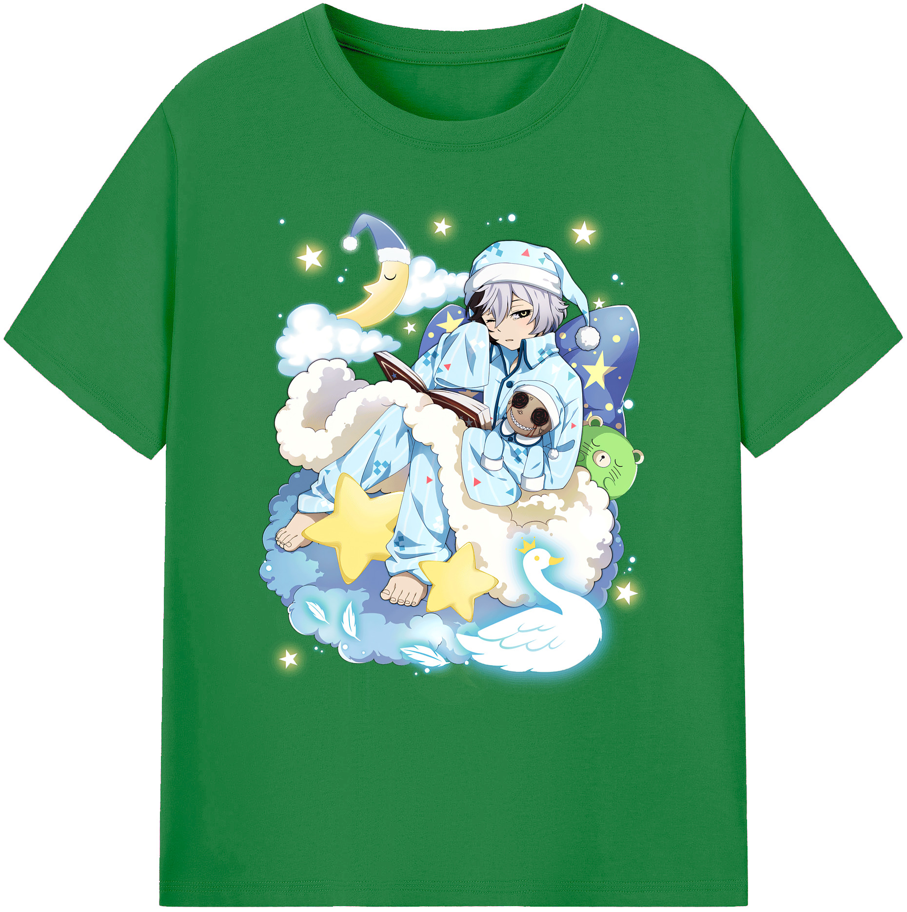 （画像用） 文豪ストレイドッグス Bungo Stray Dogs 綿100％ メンズ半袖Tシャツ｜肌触りやわらか＆通気性