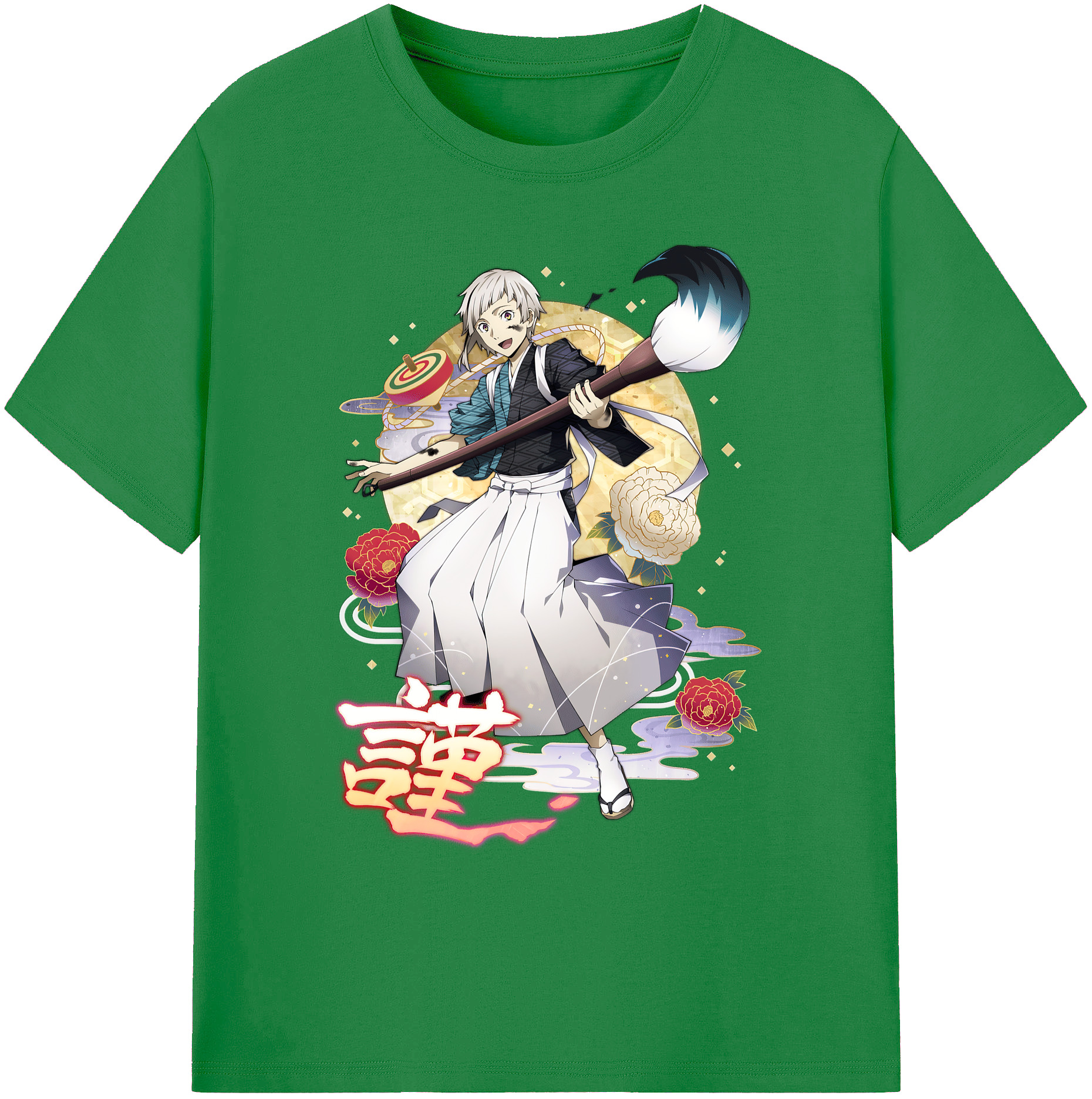 （画像用） 文豪ストレイドッグス Bungo Stray Dogs 綿100％ メンズ半袖Tシャツ｜肌触りやわらか＆通気性