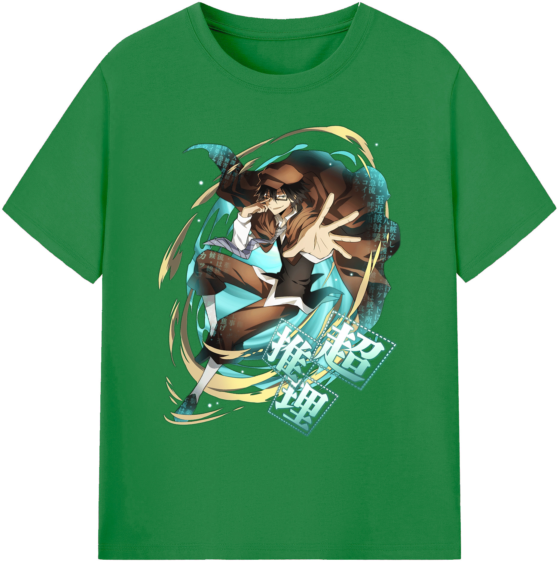 （画像用） 文豪ストレイドッグス Bungo Stray Dogs 綿100％ メンズ半袖Tシャツ｜肌触りやわらか＆通気性