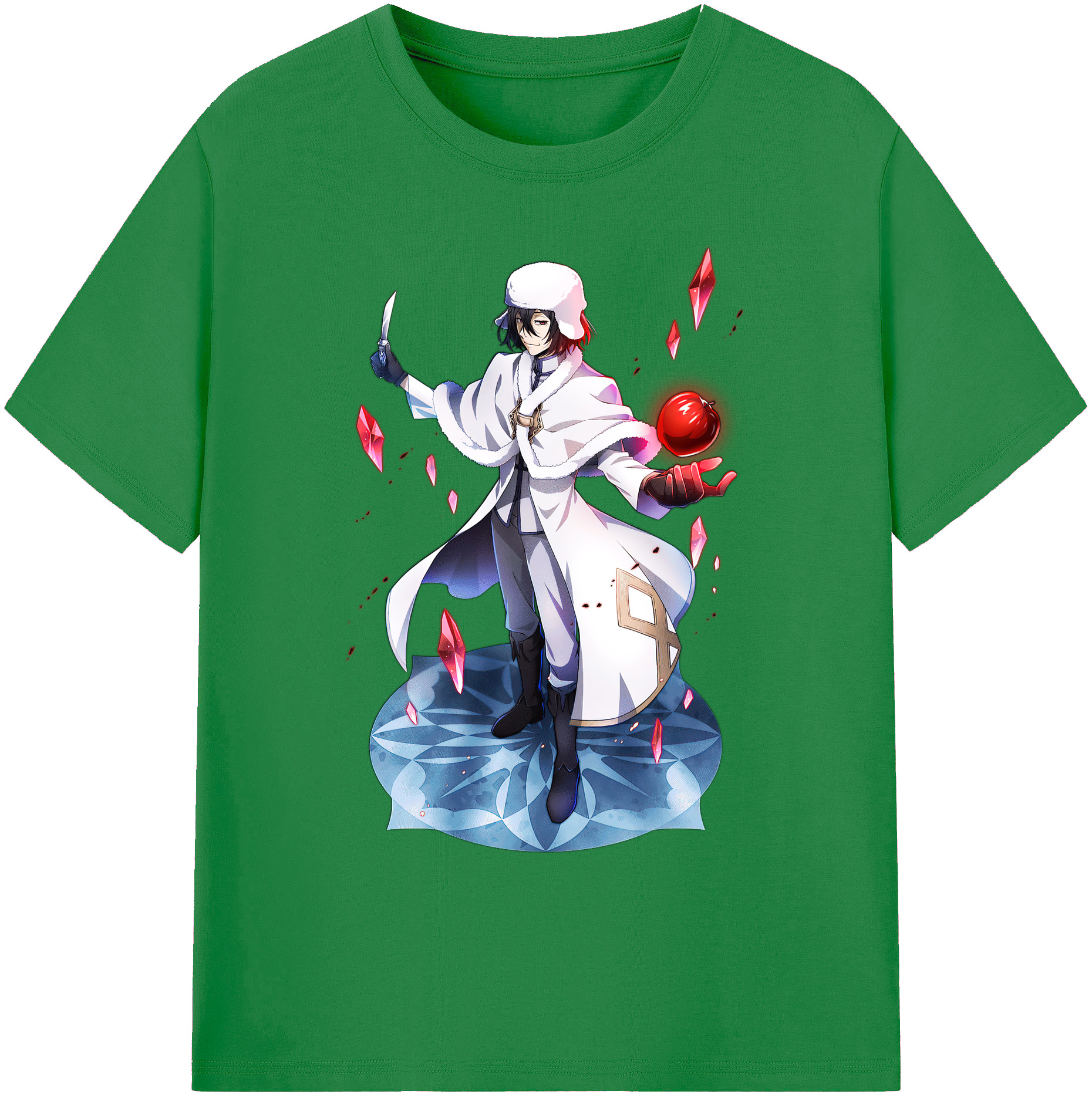 （画像用） 文豪ストレイドッグス Bungo Stray Dogs 綿100％ メンズ半袖Tシャツ｜肌触りやわらか＆通気性