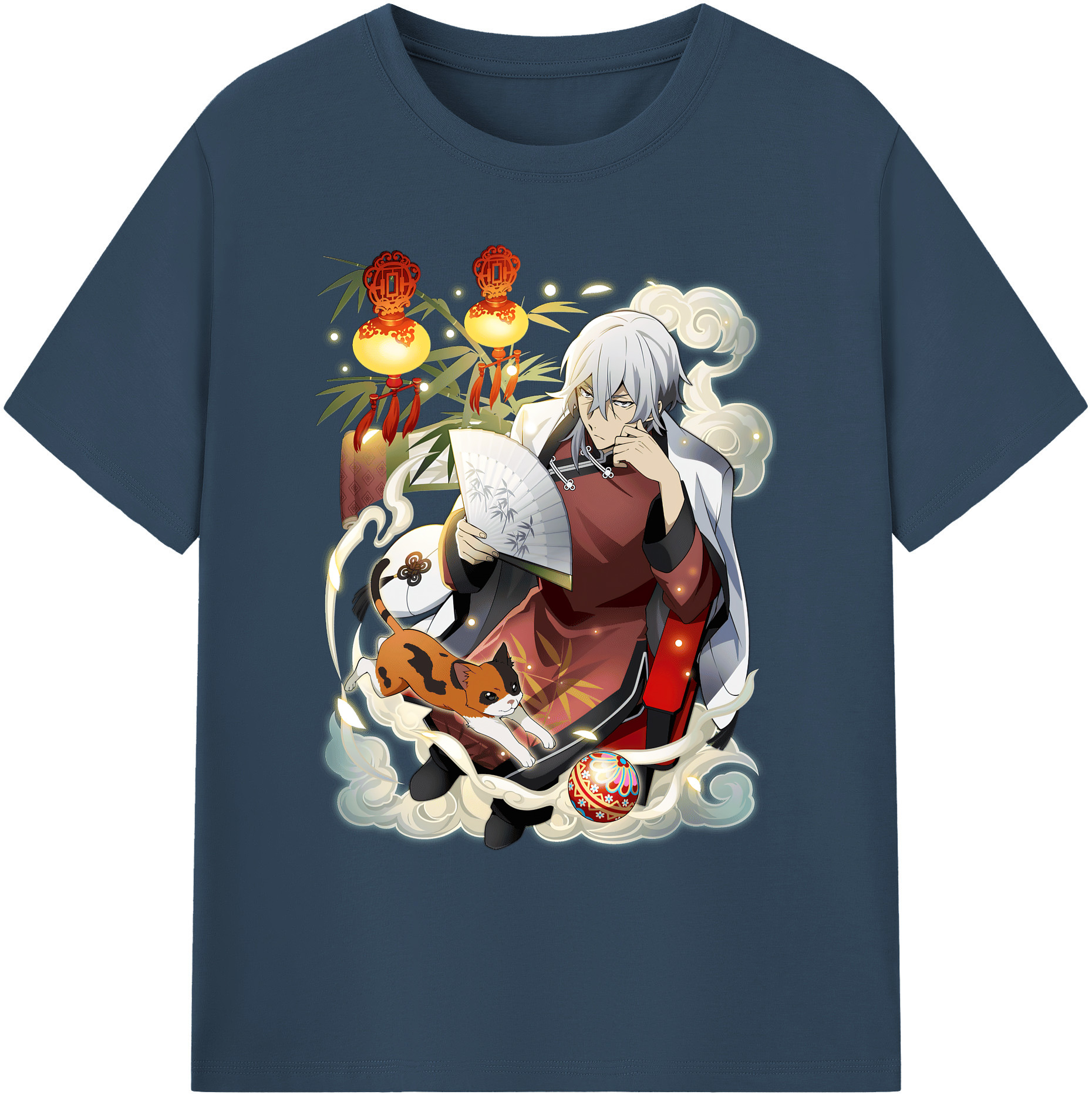 （画像用） 文豪ストレイドッグス Bungo Stray Dogs 綿100％ メンズ半袖Tシャツ｜肌触りやわらか＆通気性