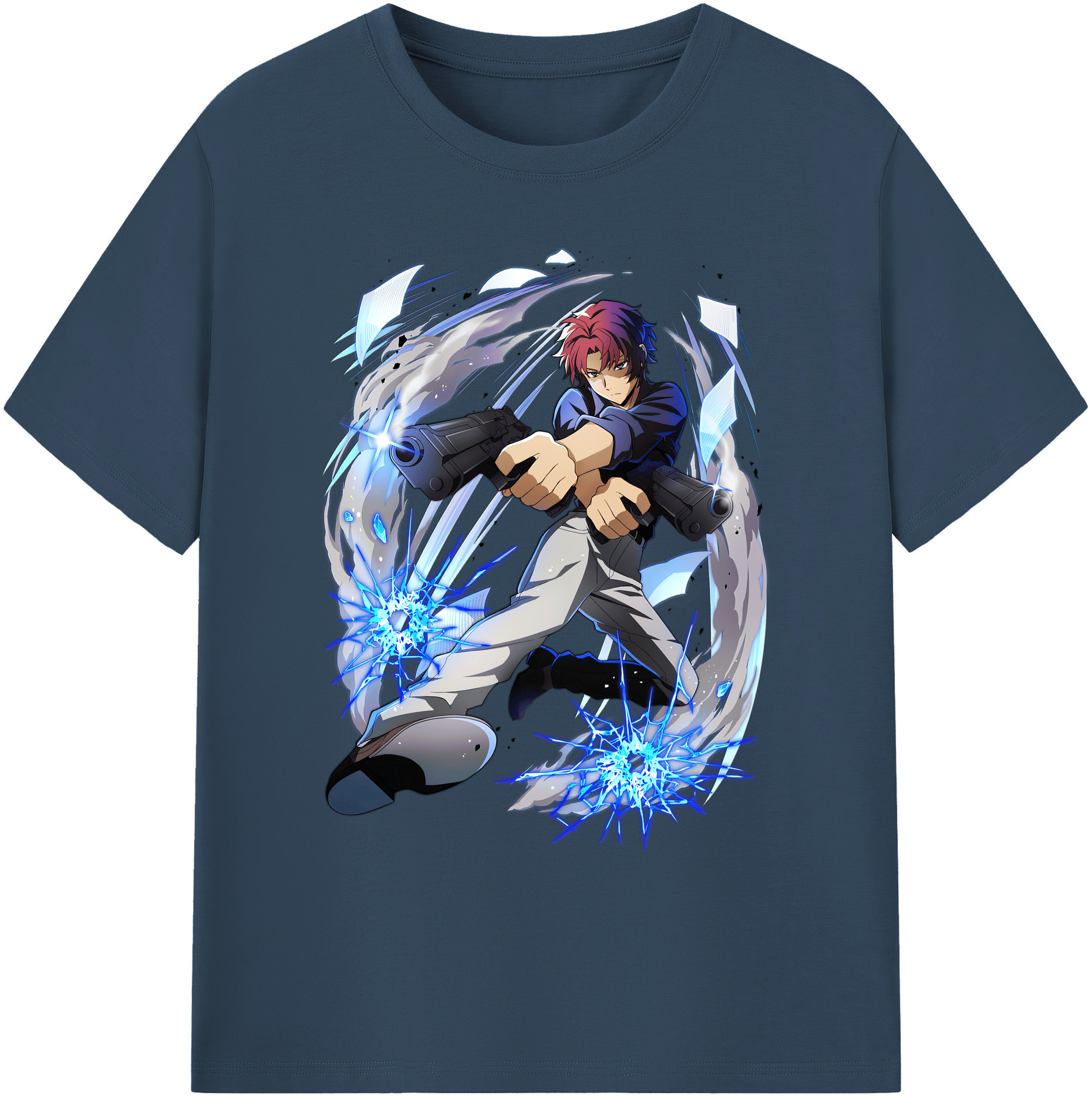 （画像用） 文豪ストレイドッグス Bungo Stray Dogs 綿100％ メンズ半袖Tシャツ｜肌触りやわらか＆通気性